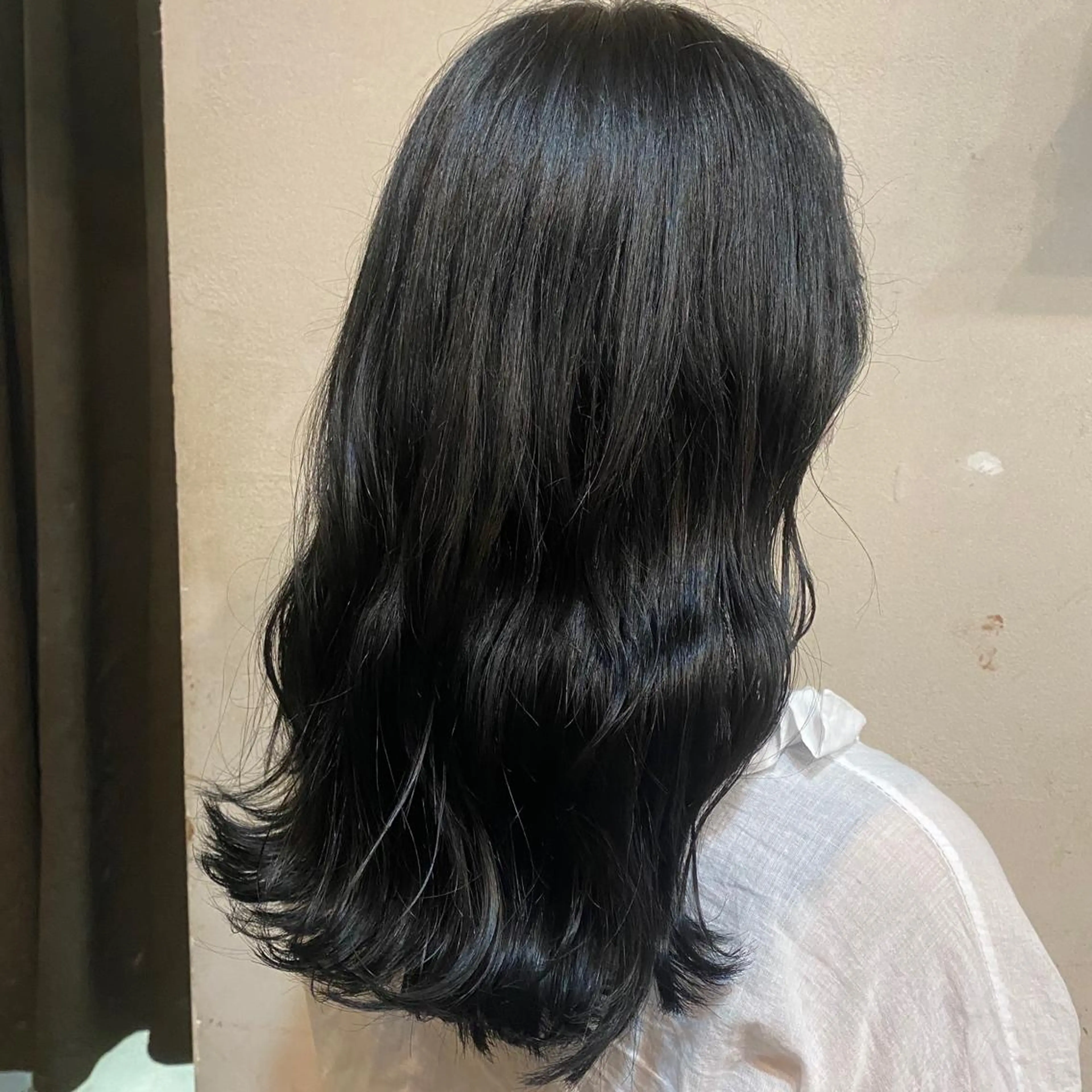 カラー グレージュ 藤原 侑香のヘアスタイル