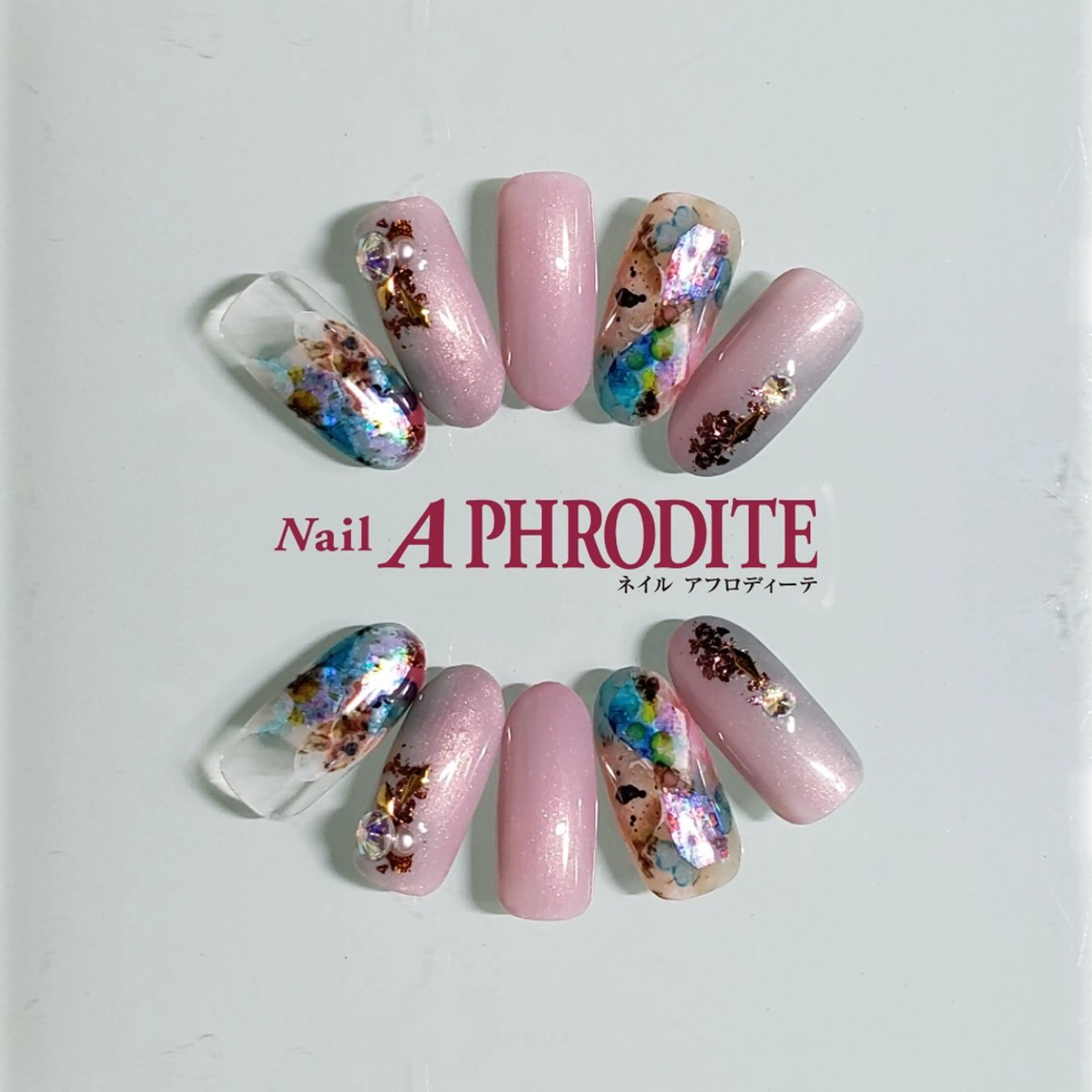 ネイル ジェルネイル ニュアンスネイル スカルプネイル ソフトジェル ネイルチップ Nail  Aphroditeのネイルデザイン