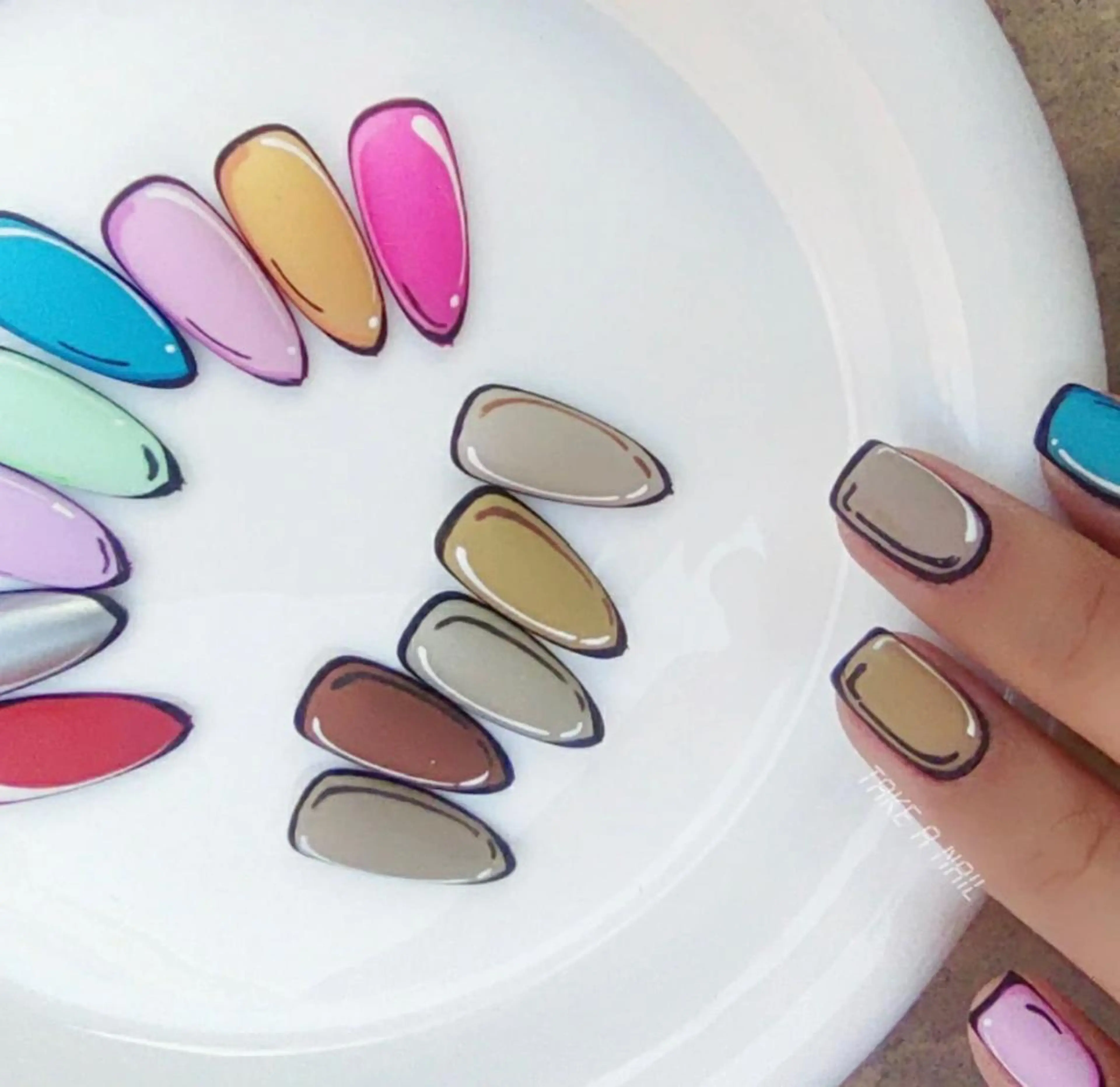 ネイル 長さだし専門店 M2 rikaのネイルデザイン