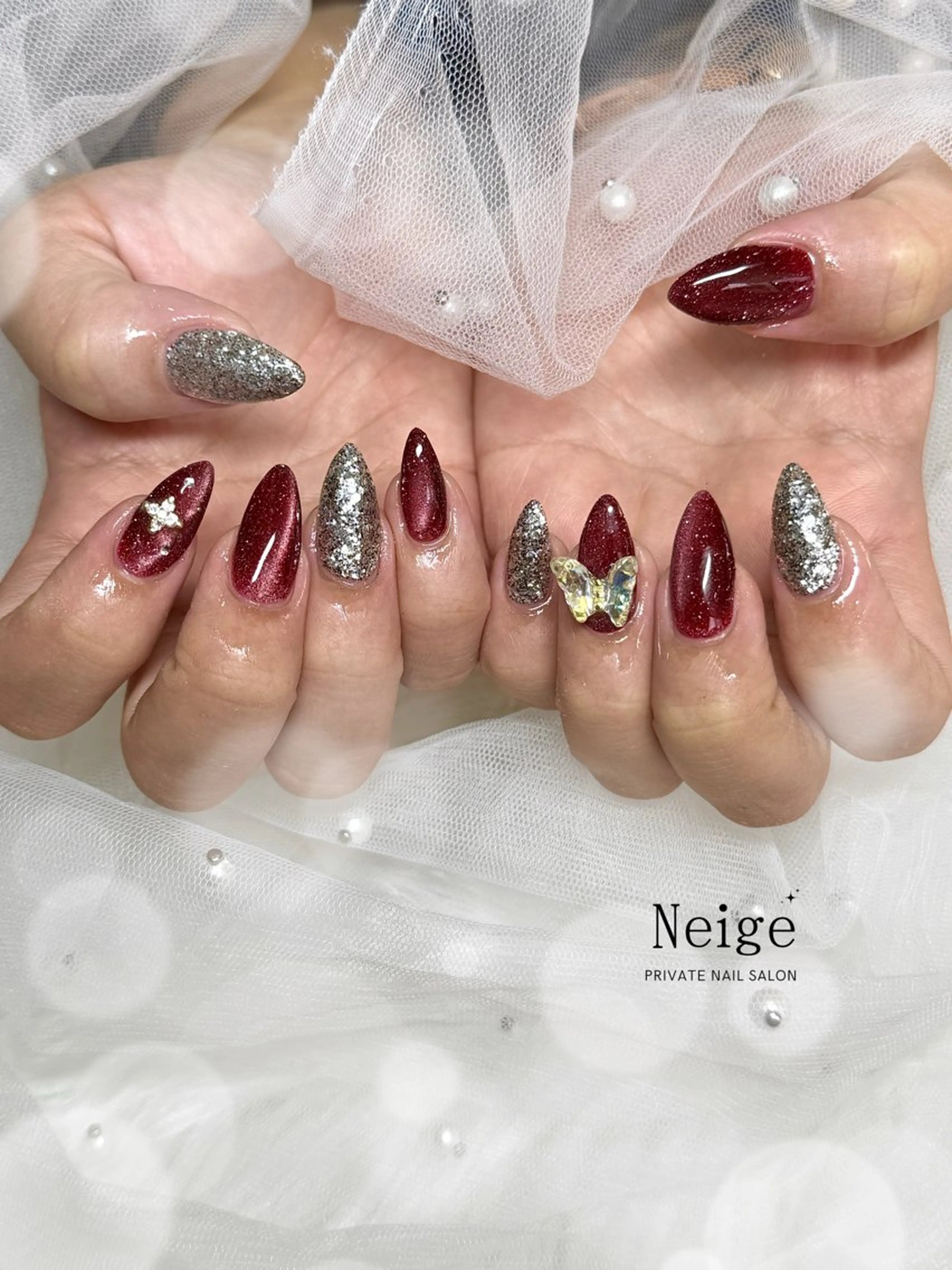ネイル ハンドネイル Neige所属・Neige 𓂃 aiのネイルデザイン