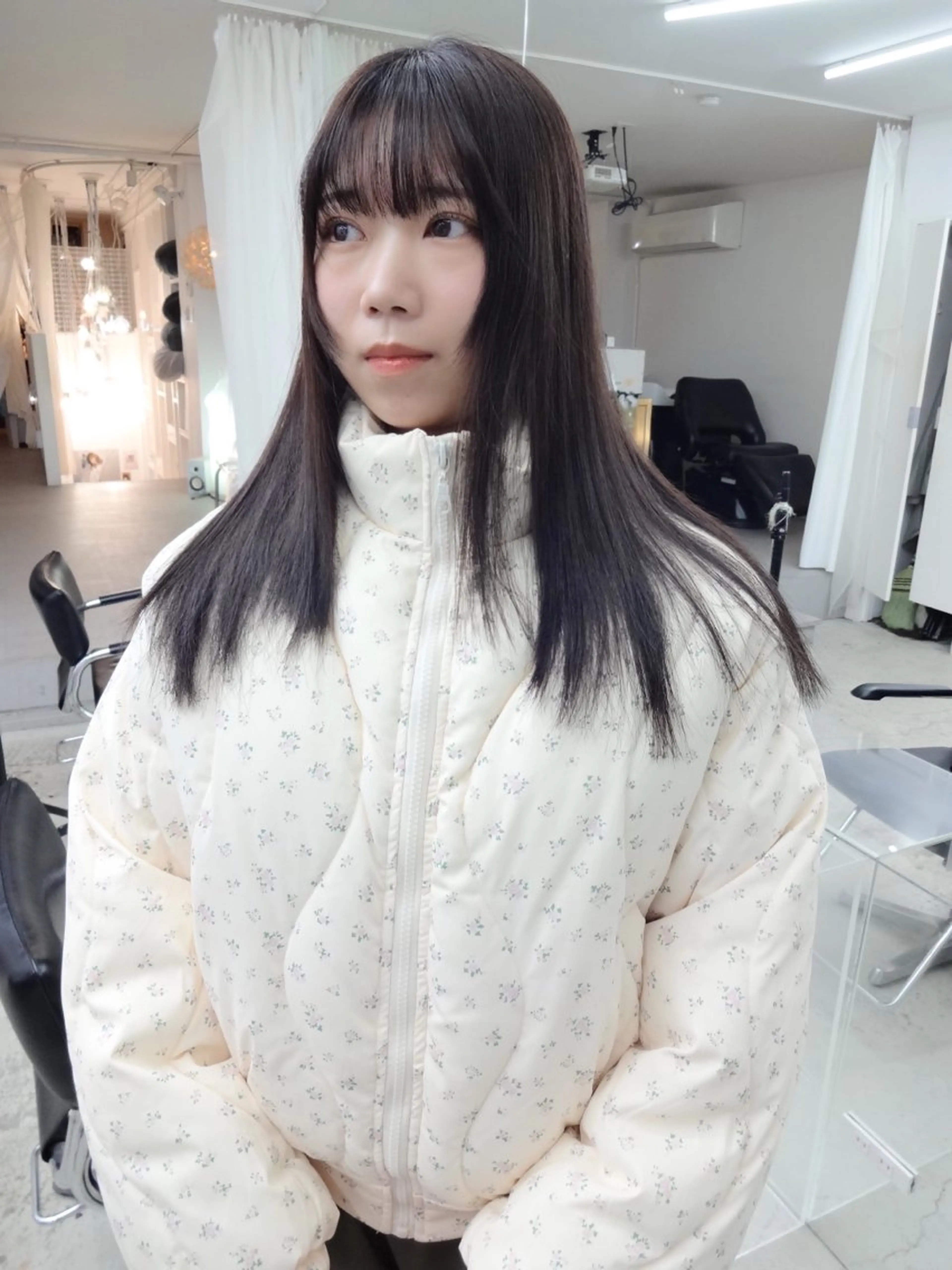 セミロング カラー 太田 妃香/岡崎美容室のヘアスタイル