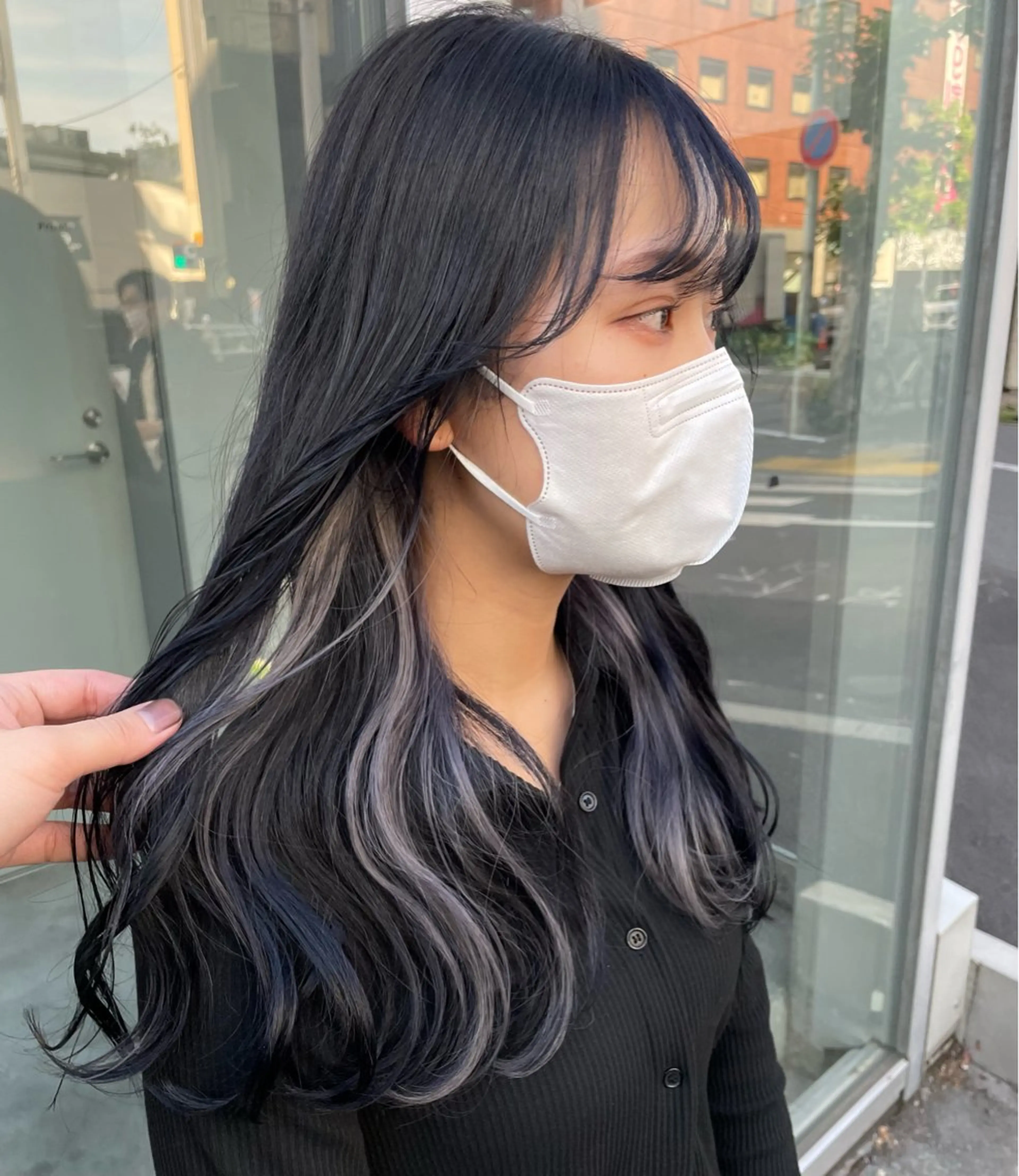 ロング ヘアカラー 🦋韓国風カラー🦋 こうせい原宿のヘアスタイル