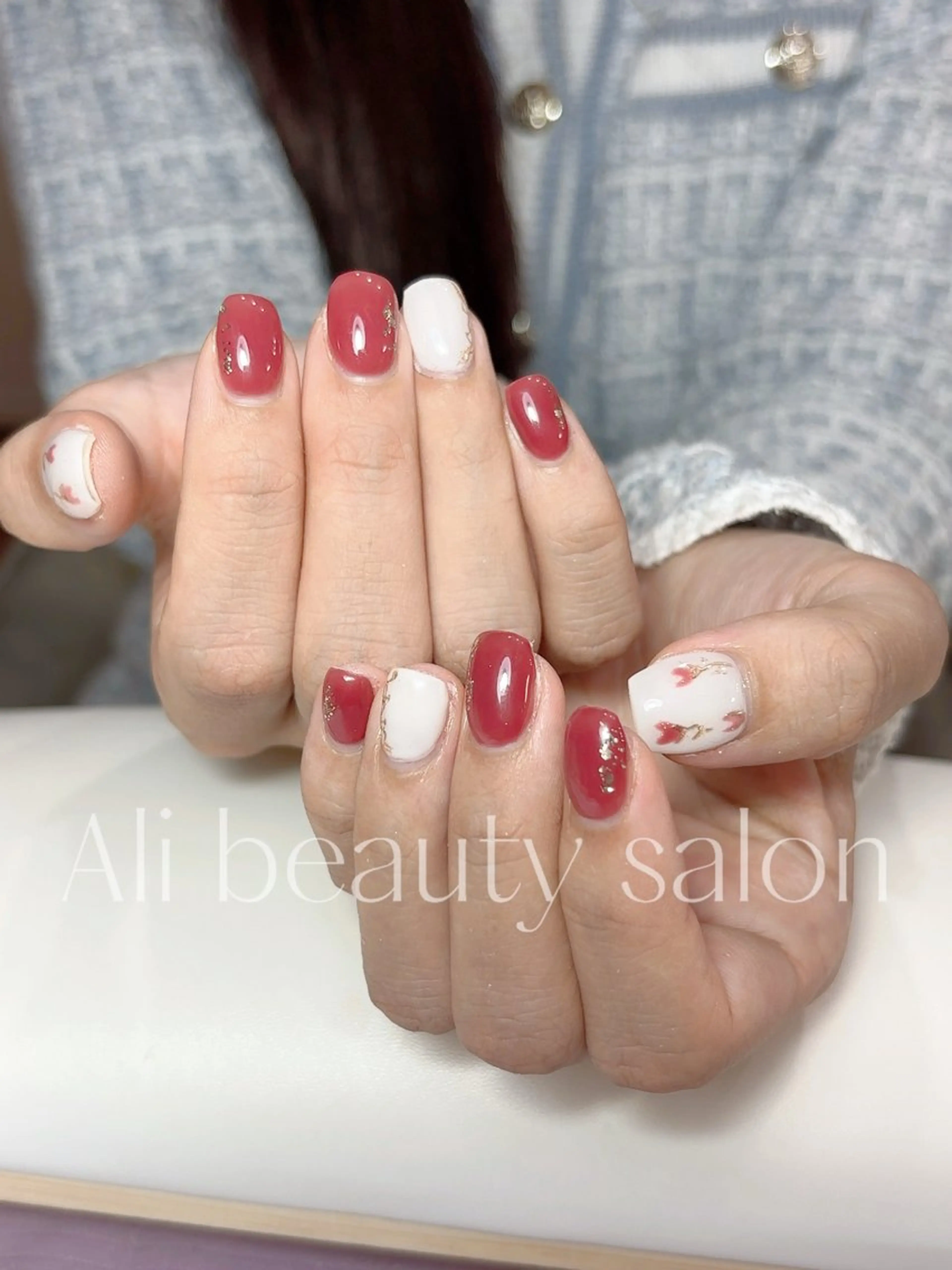 ネイル シンプルネイル ハンドネイル Ali 新小岩 ネイル専門のネイルデザイン