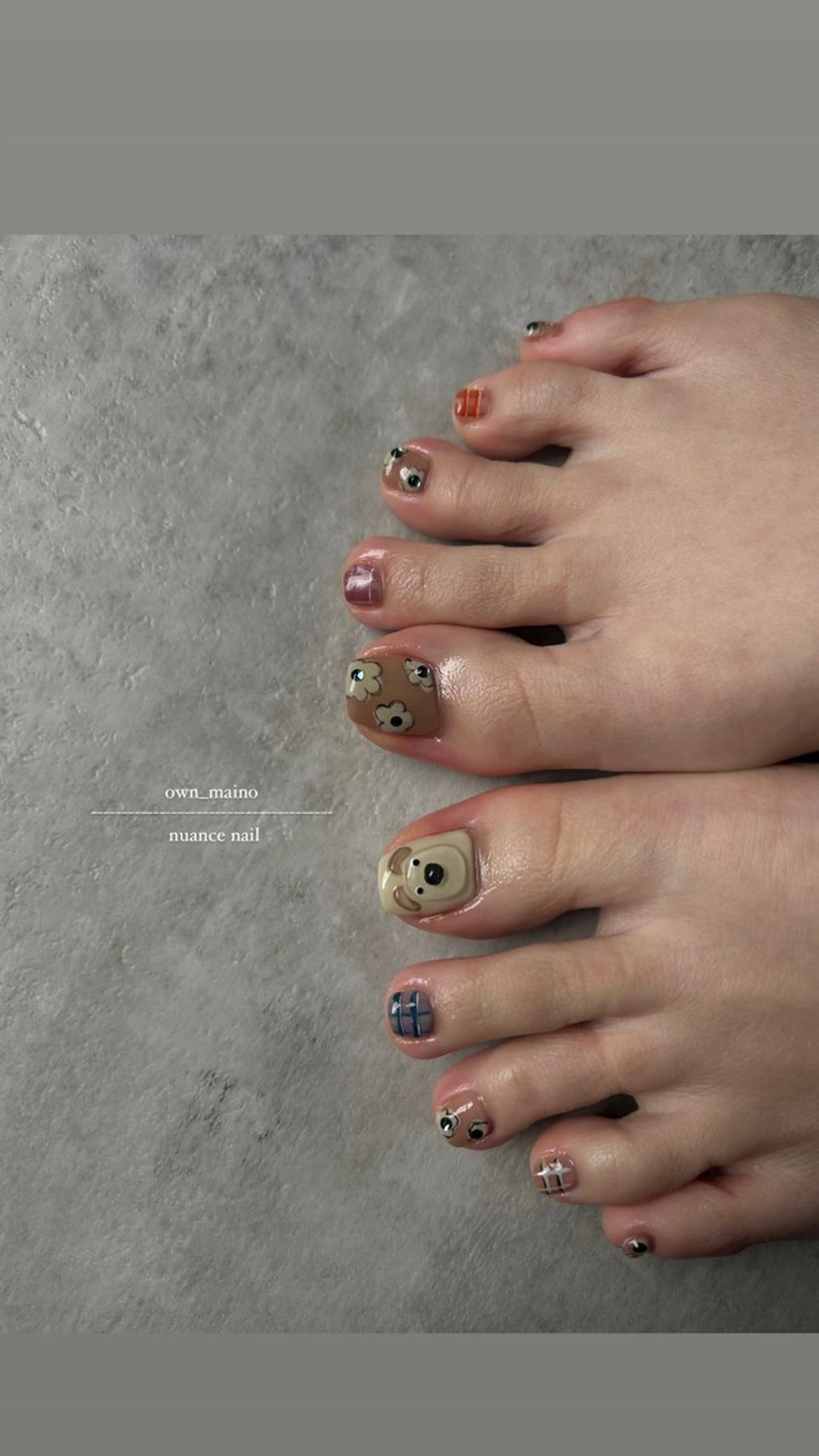 ネイル フットネイル nailroom own所属・maino ( own　)のネイルデザイン