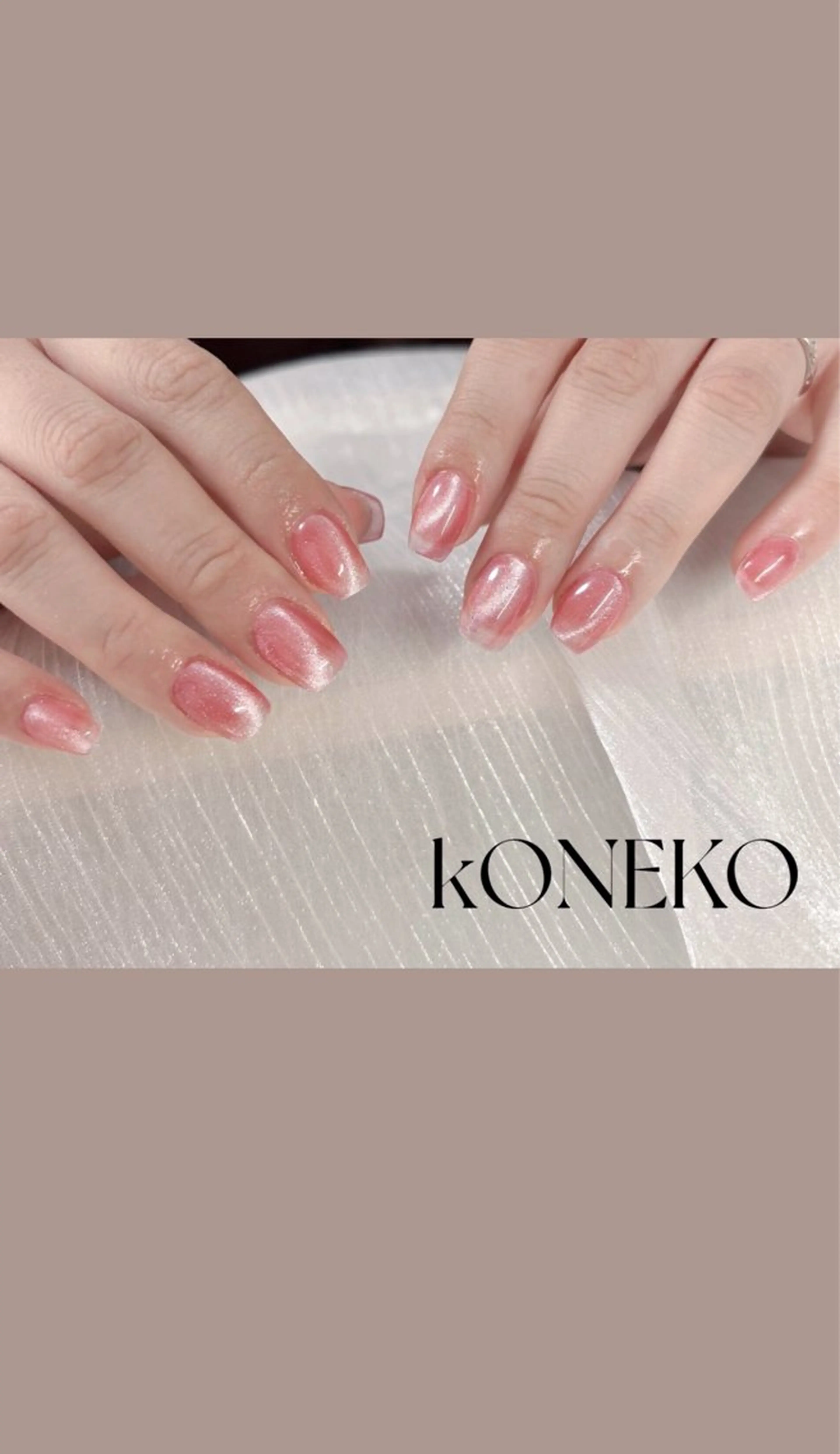 ネイル ハンドネイル コネコネイルサロン モデル用のネイルデザイン