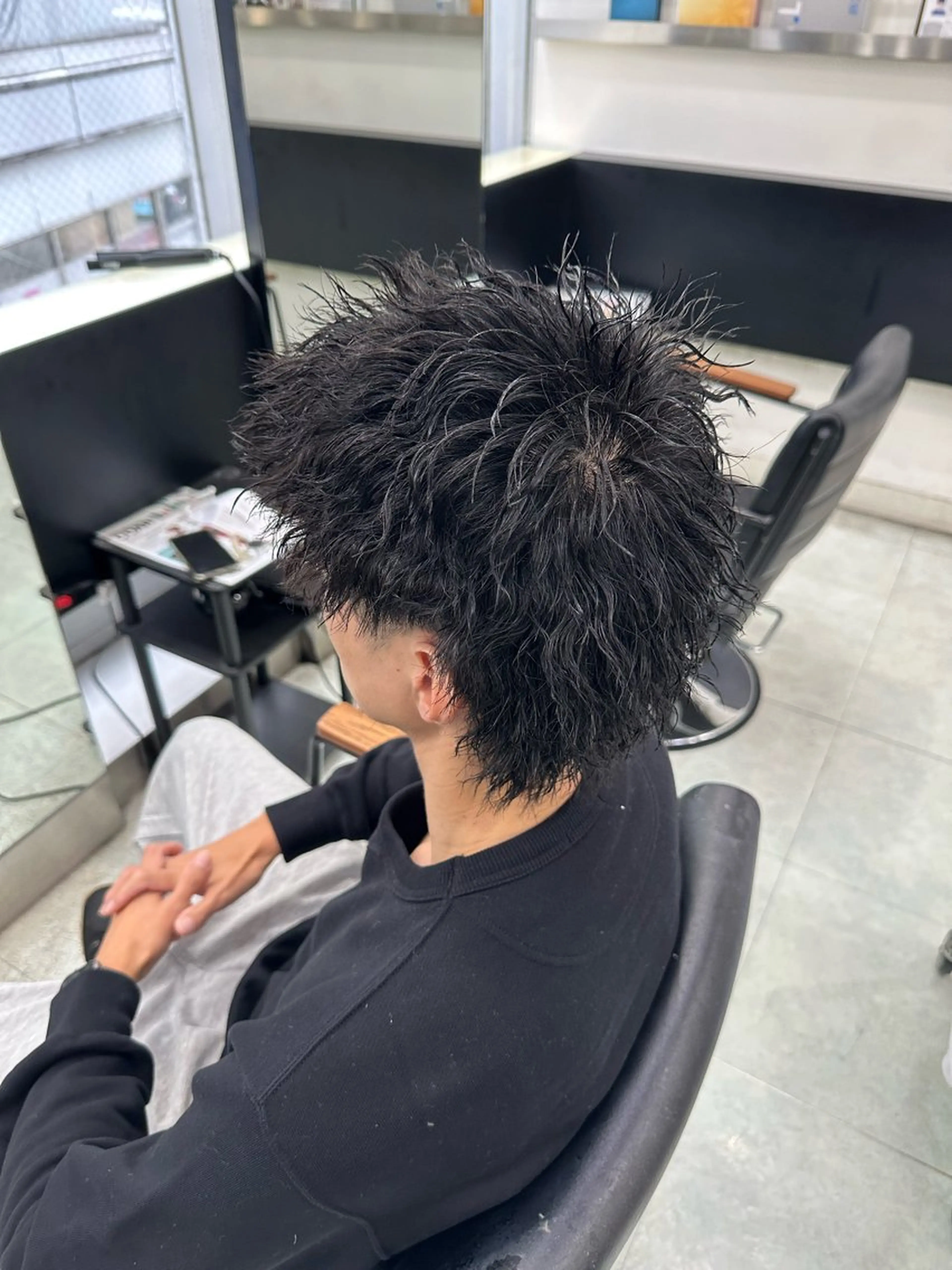 ショート パーマ ヘアアレンジ メンズ NEXT NEO所属・メンズヘア静岡 ✂︎Ryuheiのヘアスタイル