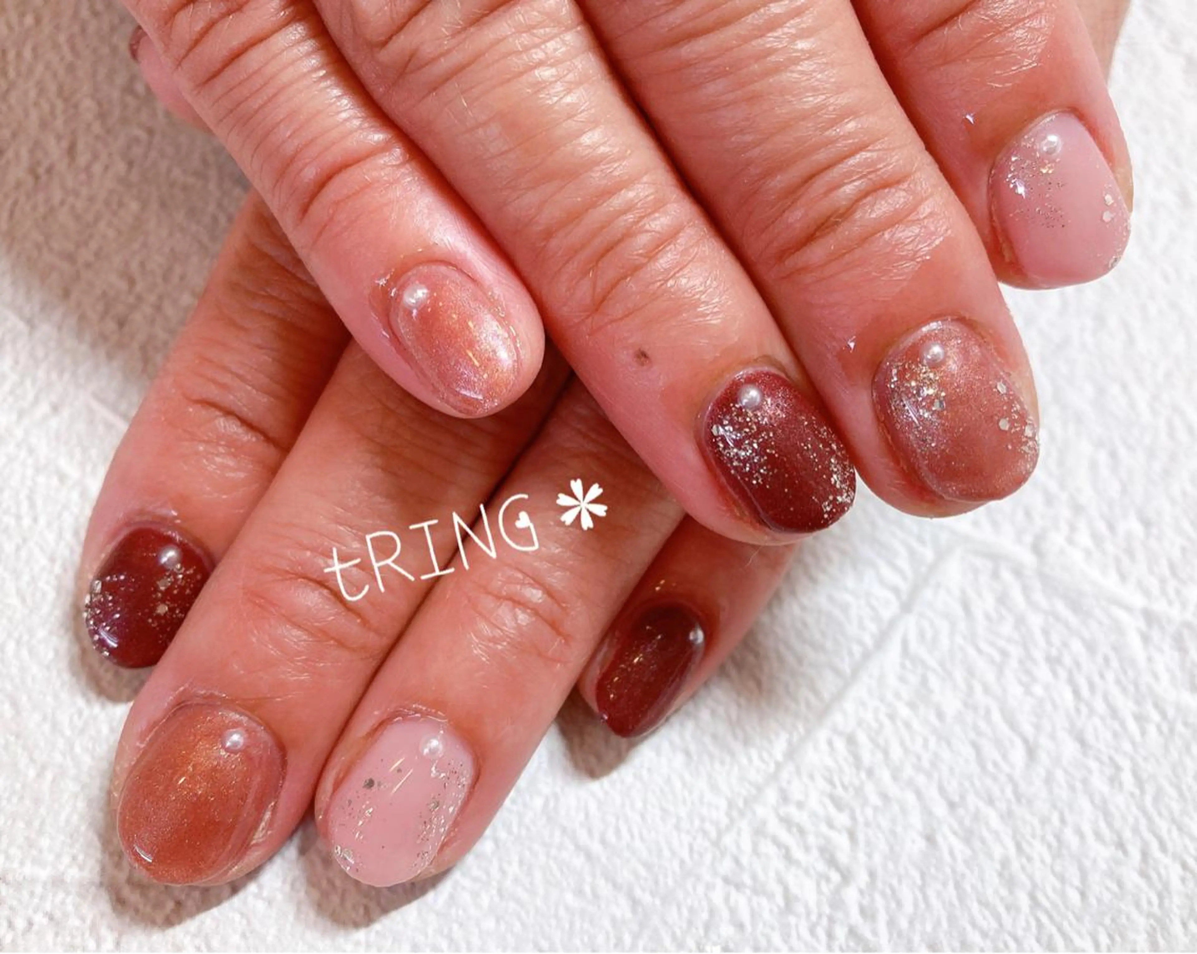 ネイル ハンドネイル tRING* しいの木台のネイルデザイン