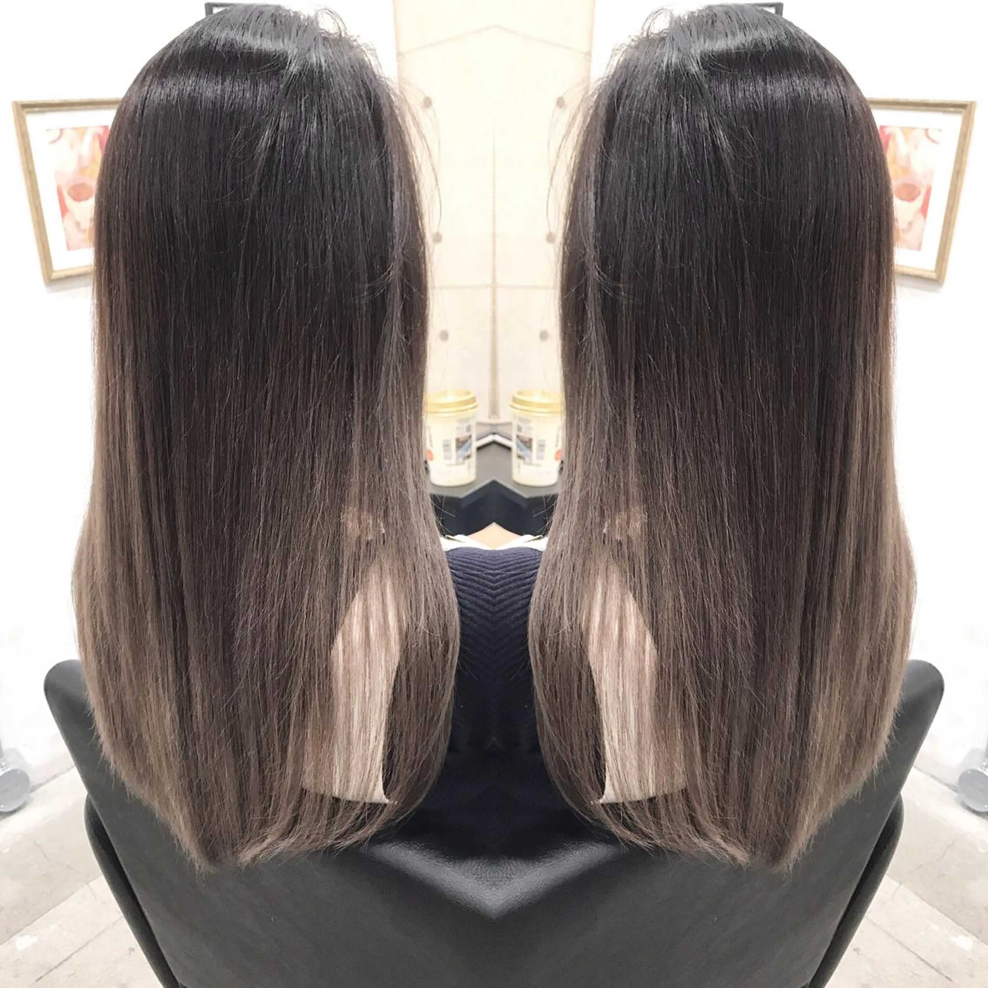 ロング カラー ヘアアレンジ ヘアカラー トリートメント BANK'S hair所属・💐ケラチン 髪質改善寺坂雄飛💐のヘアスタイル