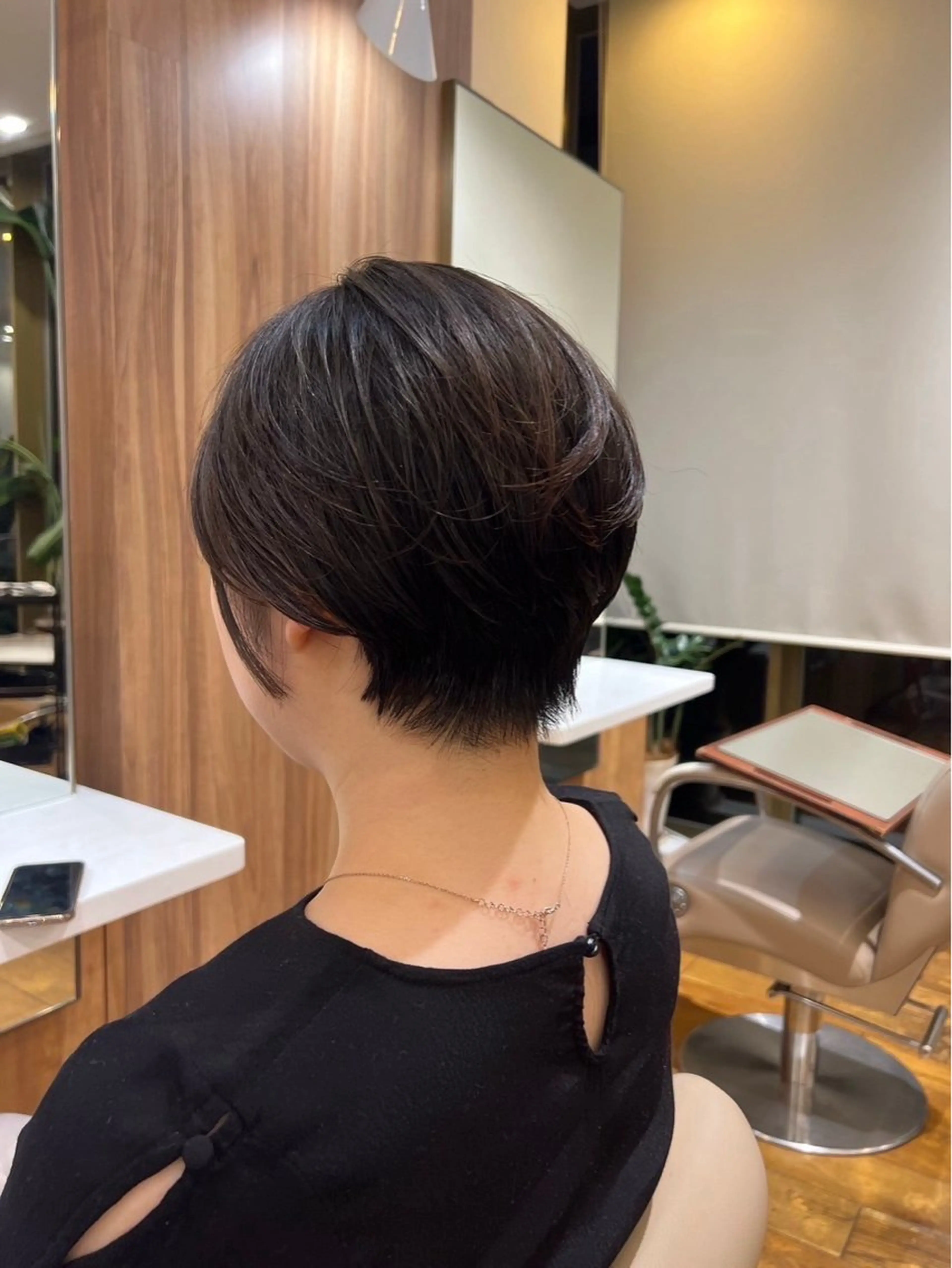 ミディアム カラー ヘアアレンジ 石川 幸呼のヘアスタイル