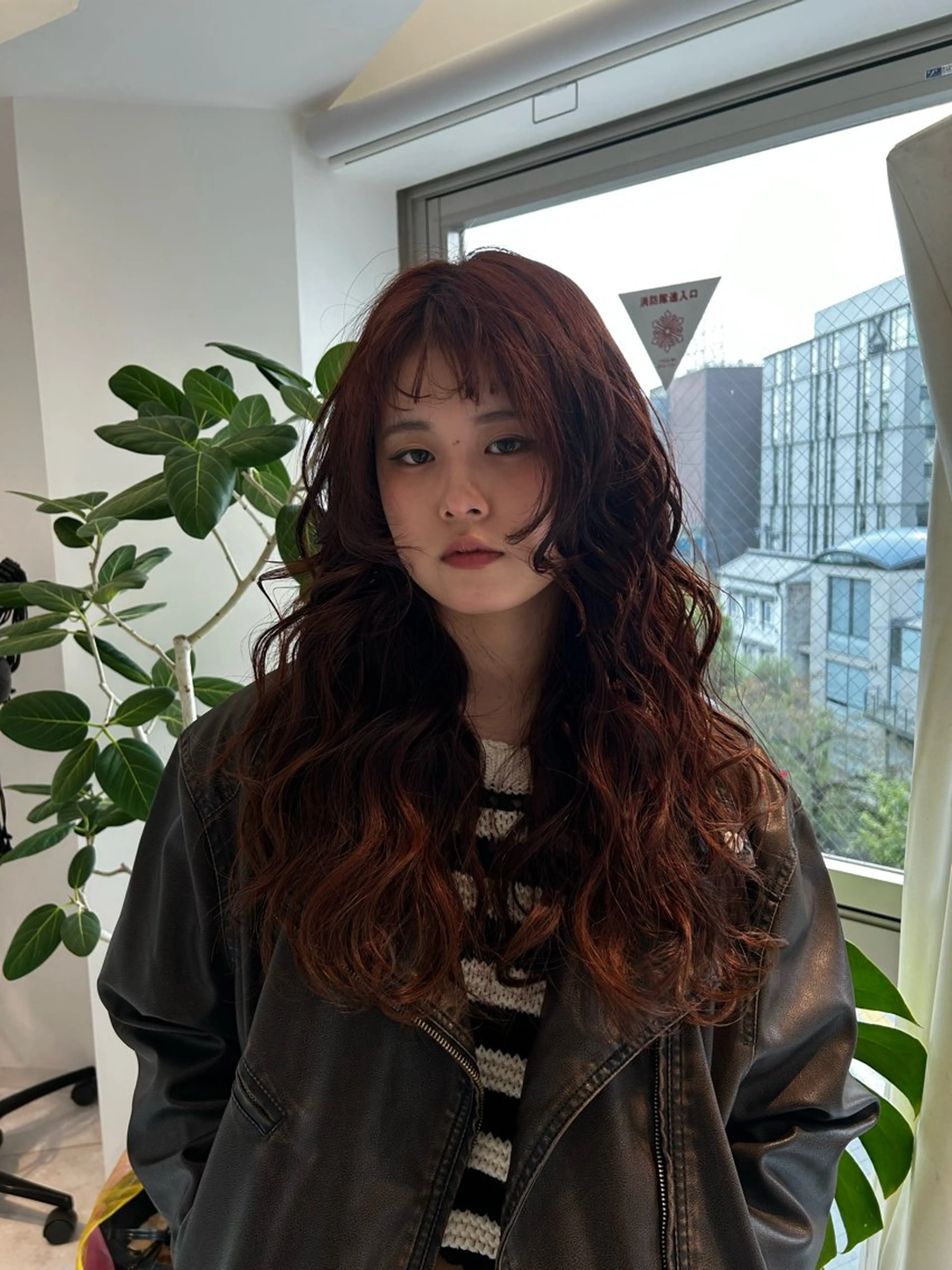 ロング パーマ レイヤーカット/瀬川 琴音のヘアスタイル