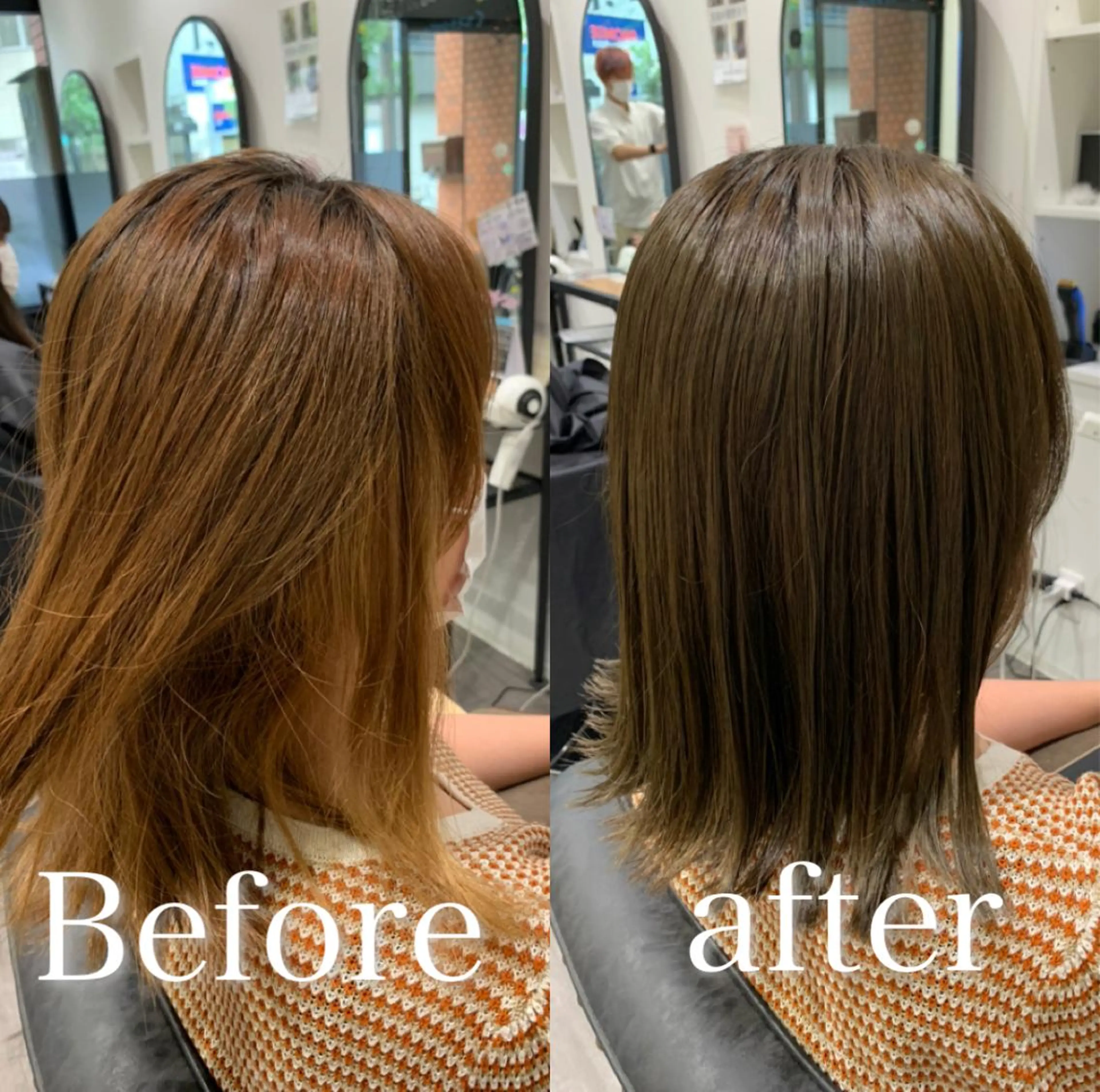 セミロング 【酸性ストレート】 宮下和明のヘアスタイル