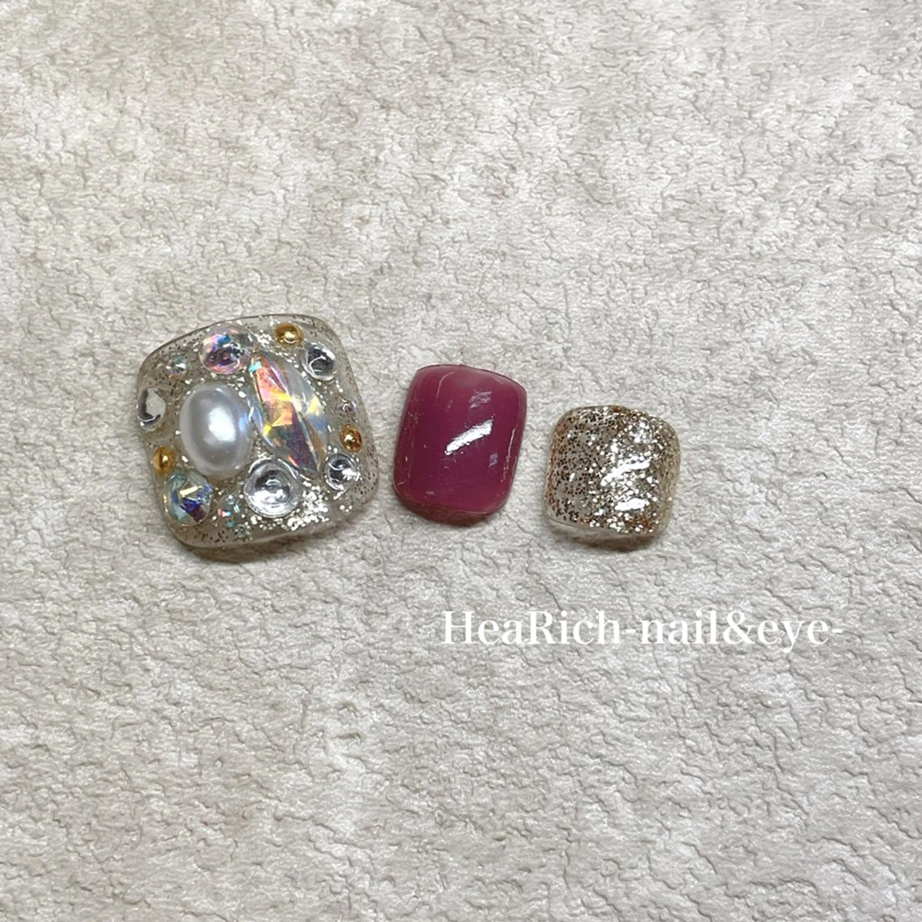 ネイル フットネイル フットネイル ハーリッチnail HeaRichのネイルデザイン