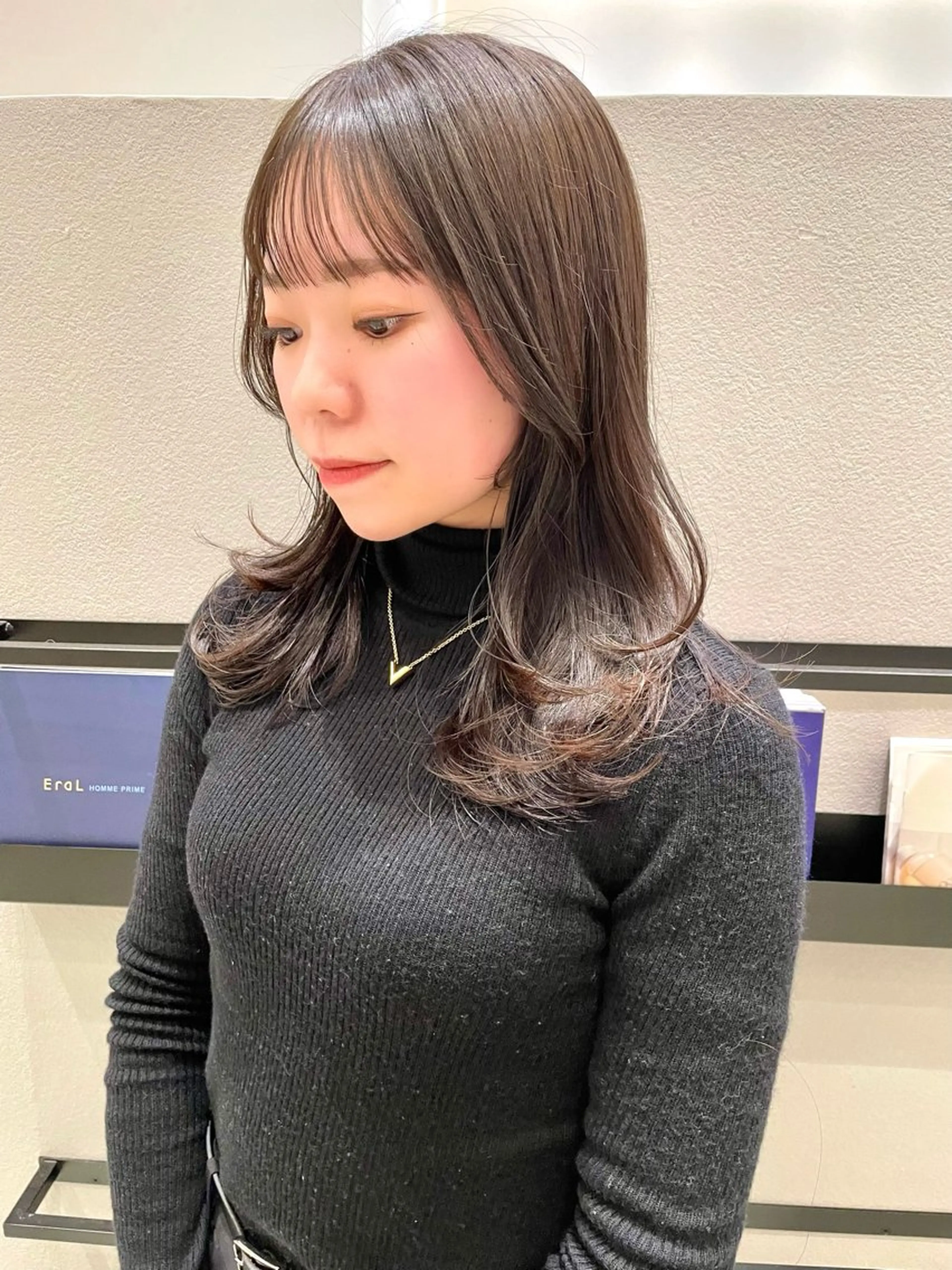 カット＋ダメージレスカラー＋5stepトリートメント&超音波トリートメントの写真