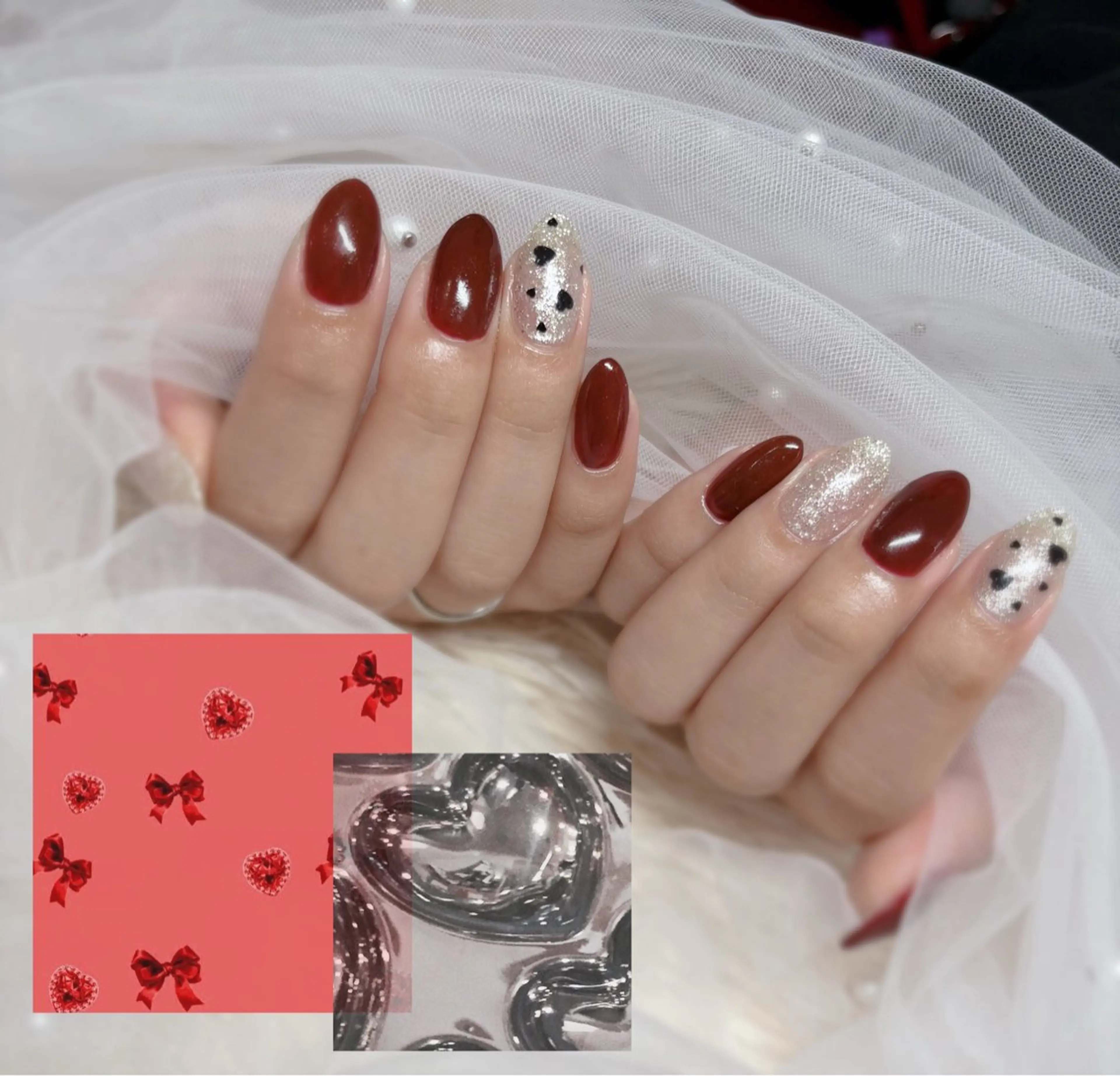 ネイル アートネイル グラデーション ワンカラーネイル ハンドネイル Nail Salon RiLion所属・kaho  🧸🎀 RiLionのネイルデザイン