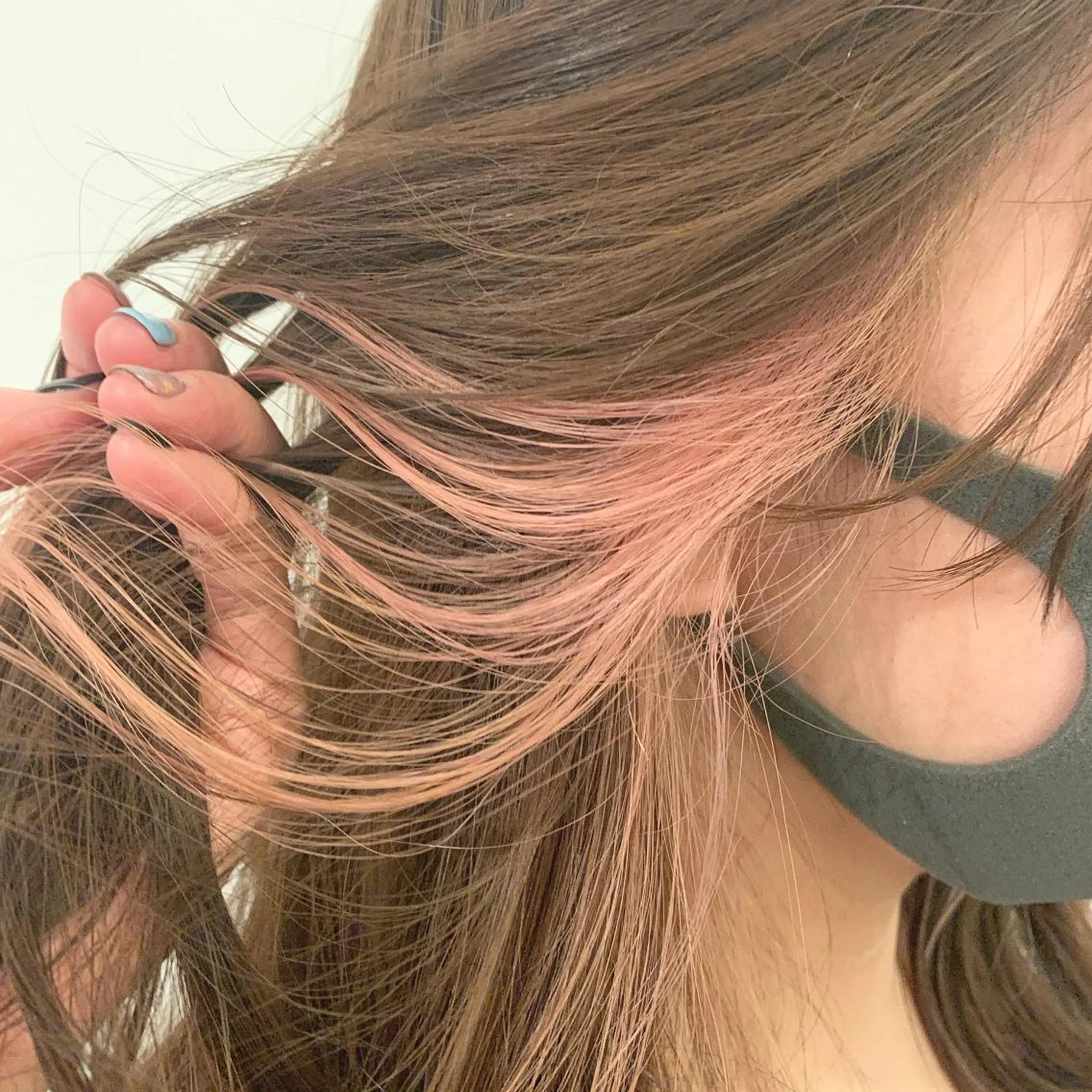 セミロング カラー ヘアアレンジ ヘアカラー トリートメント ヘアセット 🎀暖色カラー🎀 ♡yurika♡のヘアスタイル