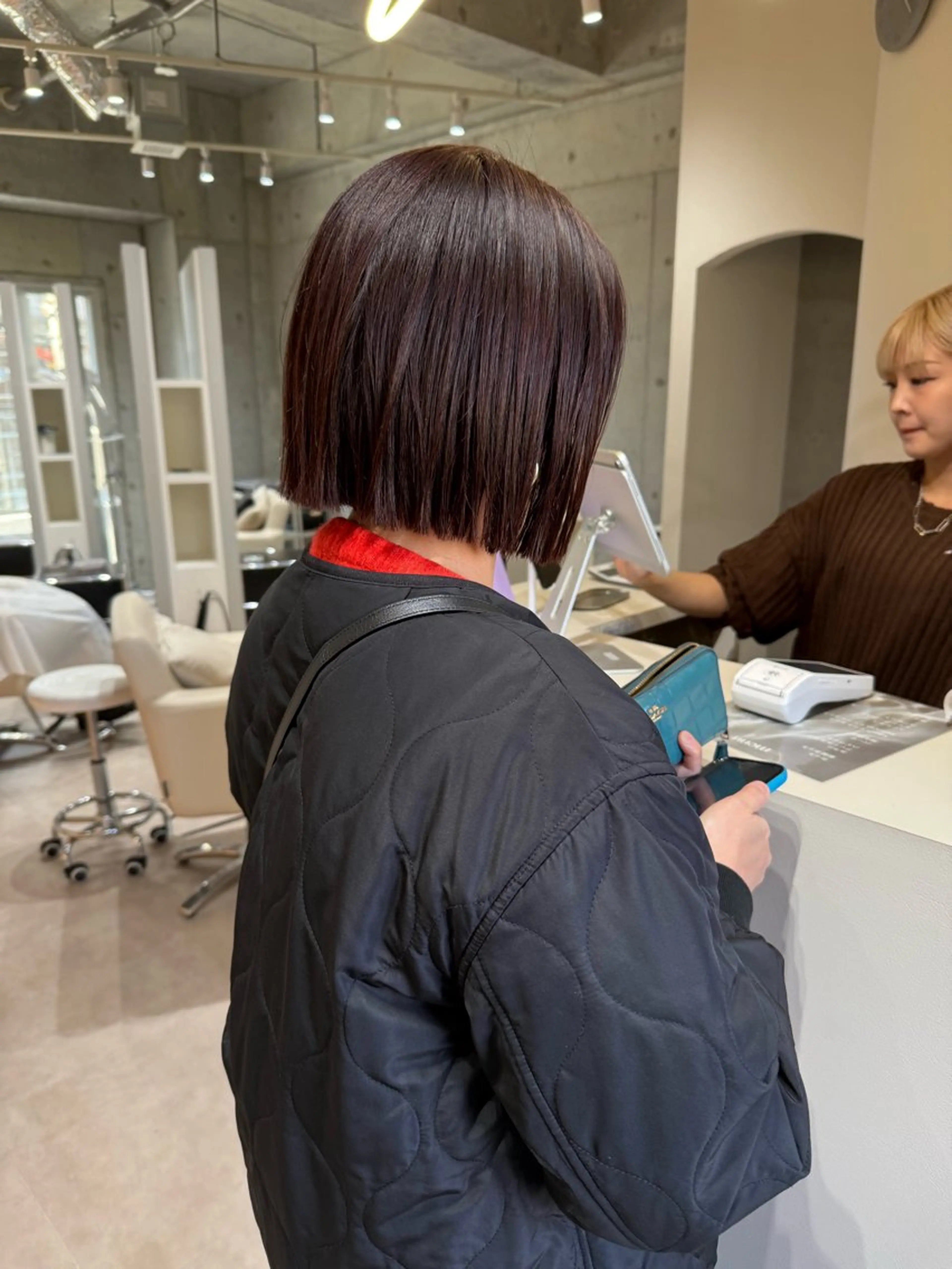 ショート カット ヘアカラー ボブ/パーマ 代表　岡　大斗のヘアスタイル