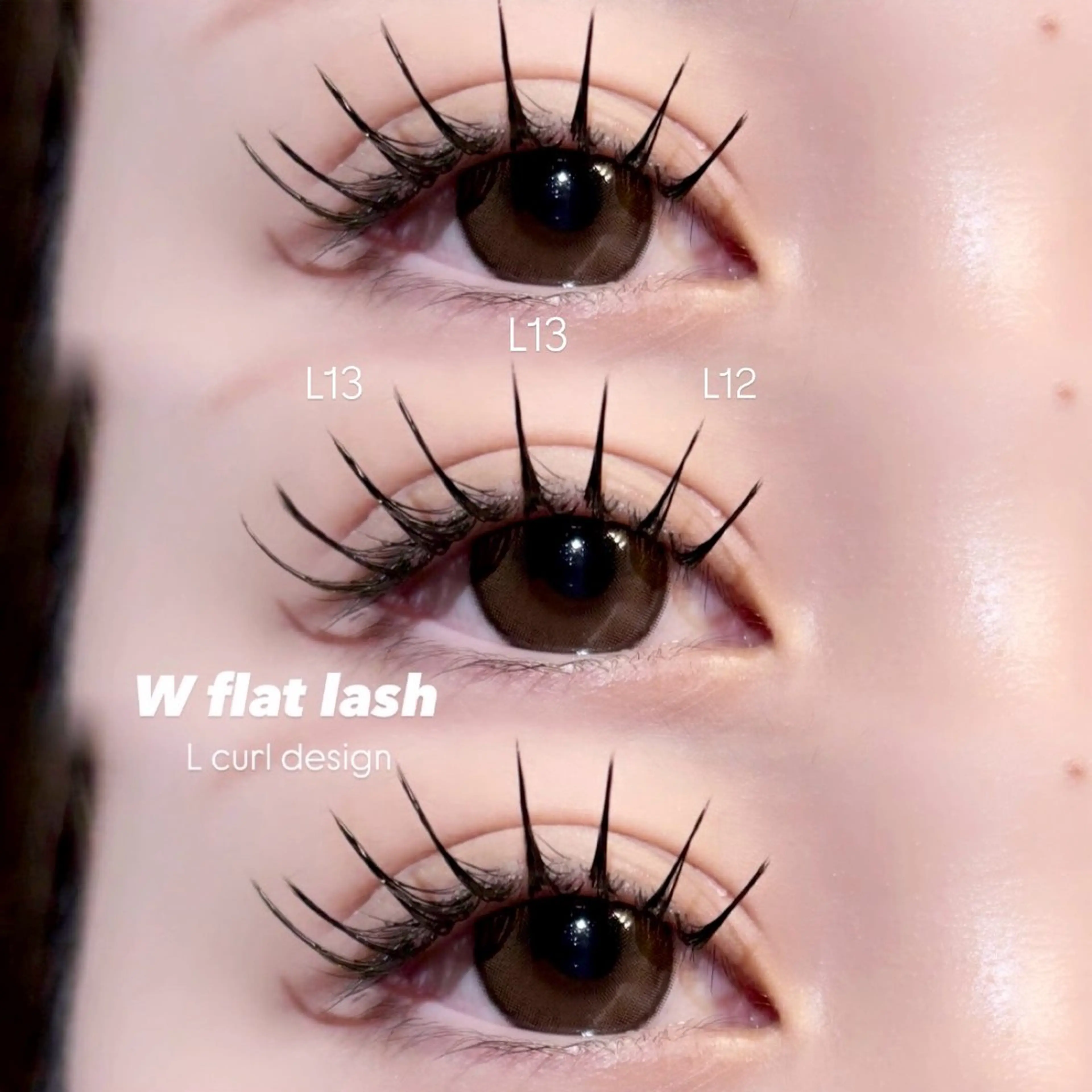 💖W Flat lash 80束💖160本 束仕上げつき🪽の写真