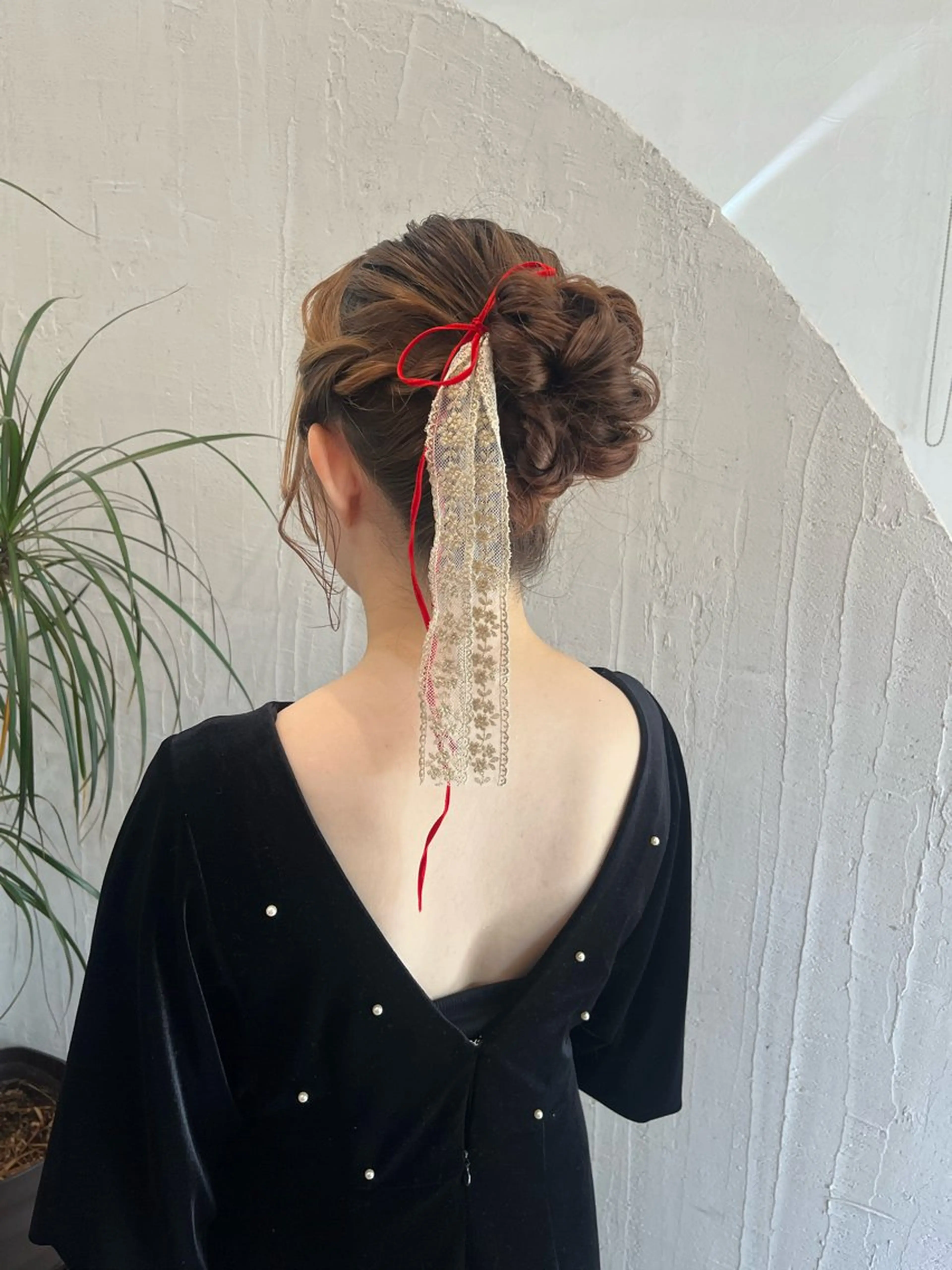 ヘアアレンジ ヘアセット 金沢市/美容師/ 岡島由希美のマツエク・マツパデザイン