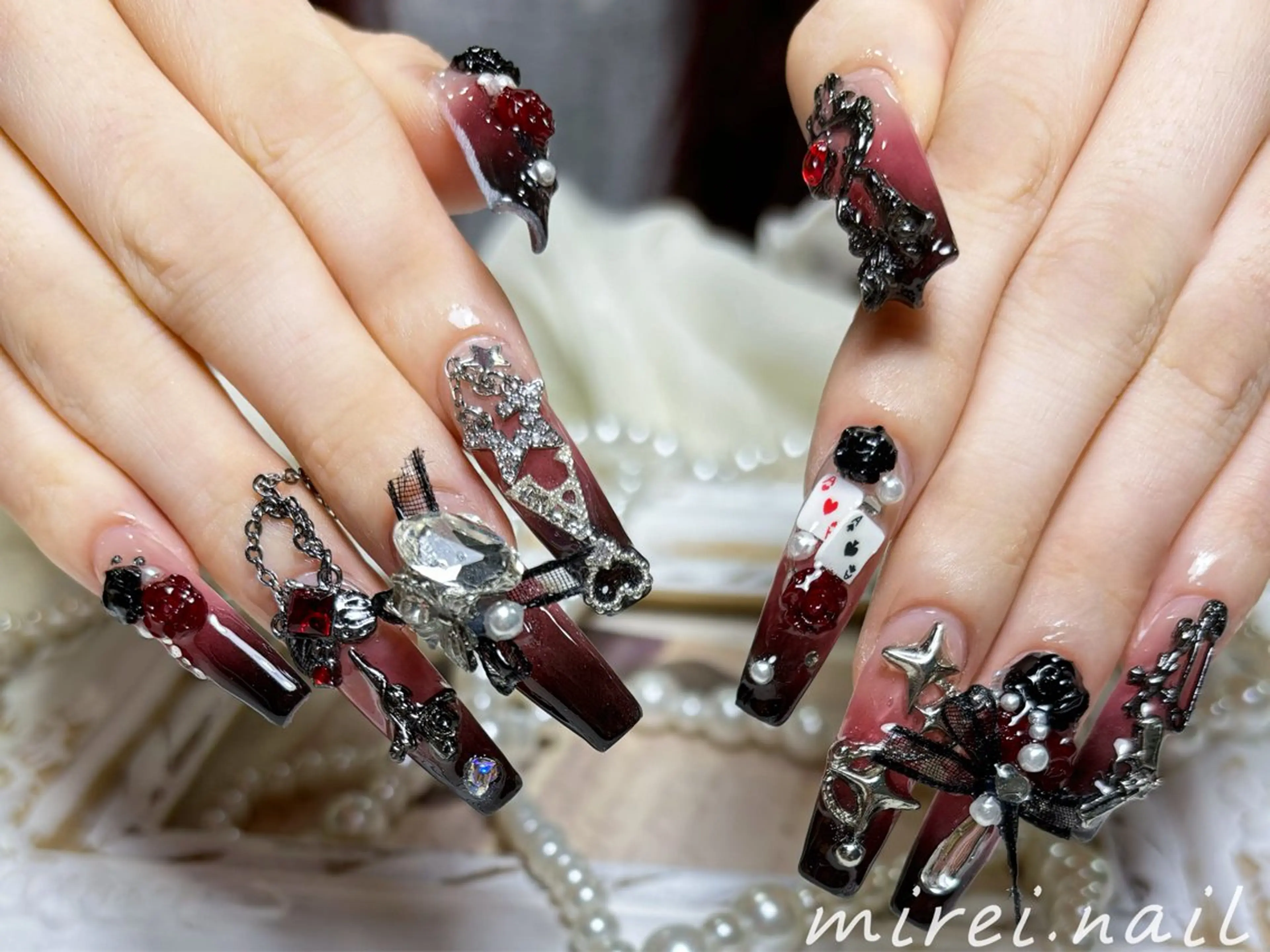 ネイル mirei‘nail所属・jade.vase ミレイのネイルデザイン