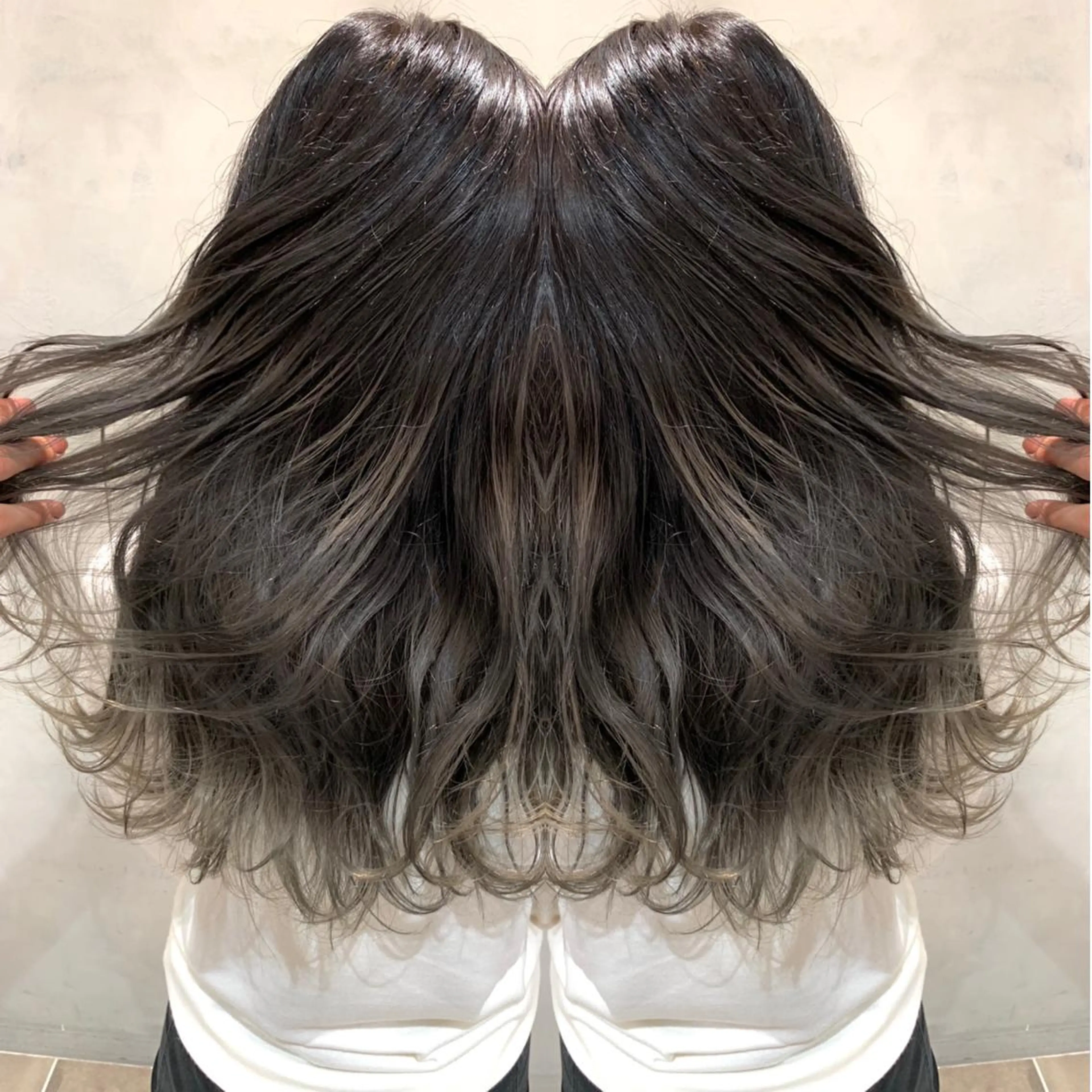 ロング カラー グレージュ 🇺🇸海外ヘア 🇰🇷MASANOのヘアスタイル