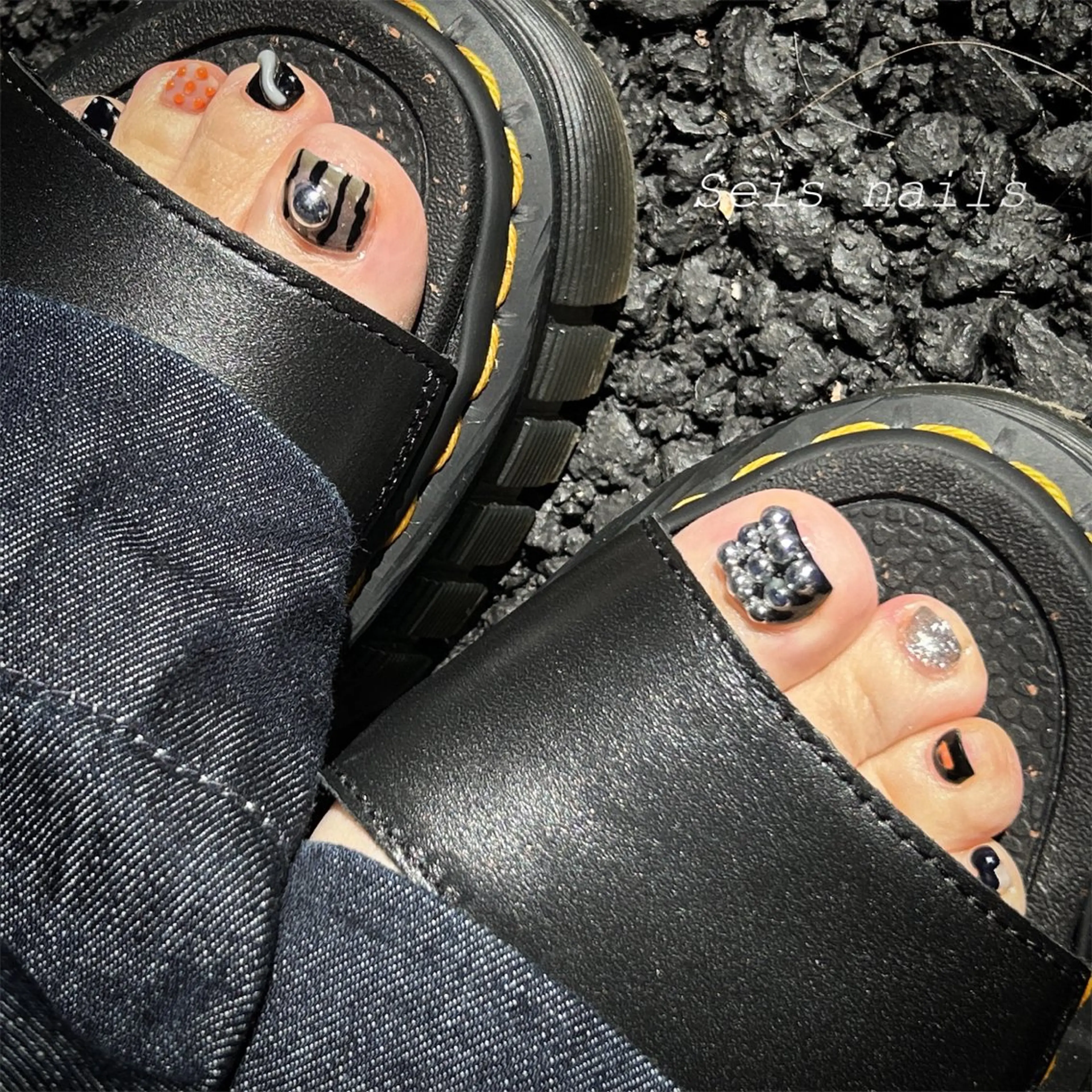 ネイル フットネイル Seis Shihoのネイルデザイン