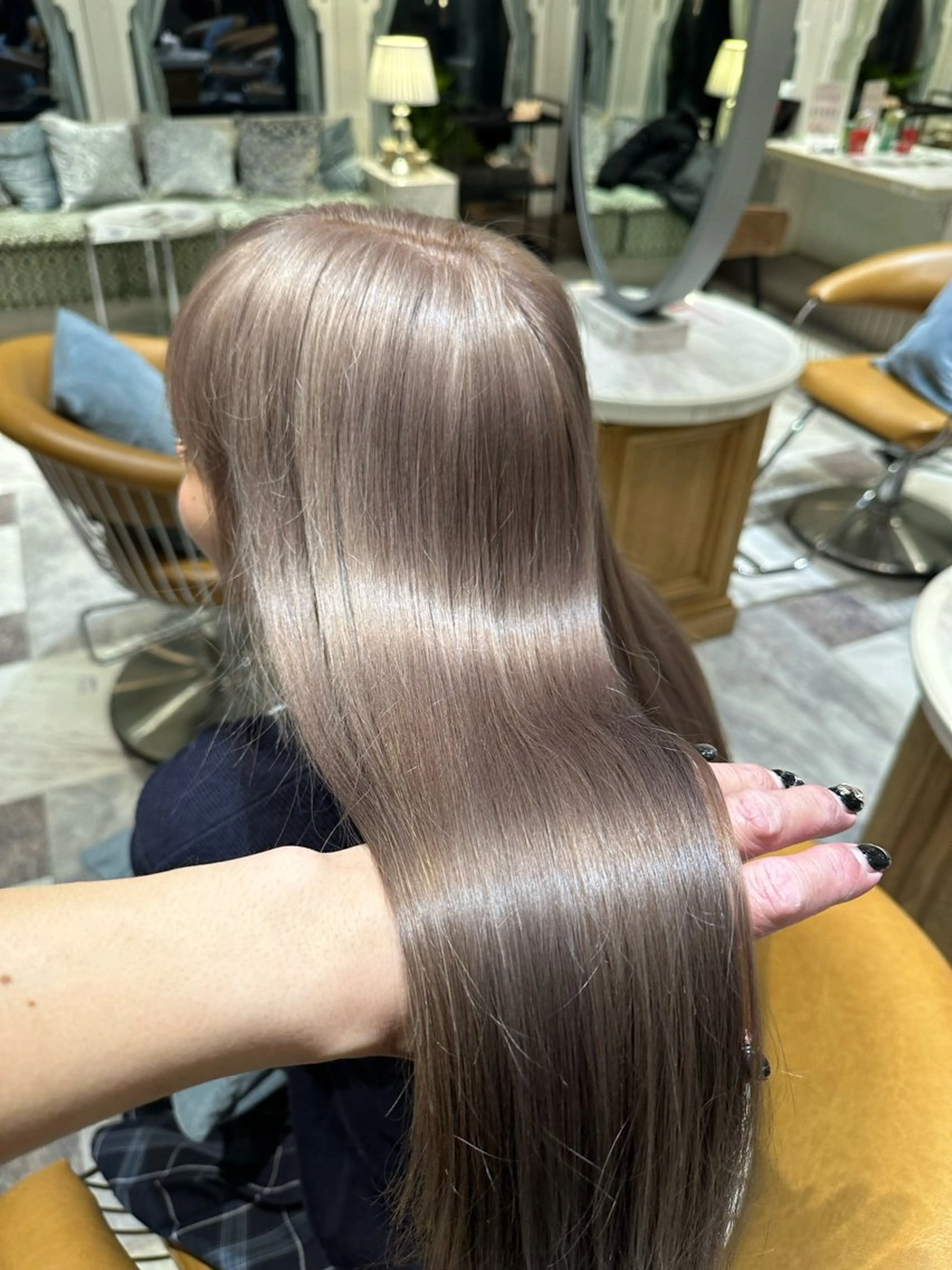 ロング カット ヘアカラー MASHU韓国ヘア/ レイヤー/透明感カラのヘアスタイル