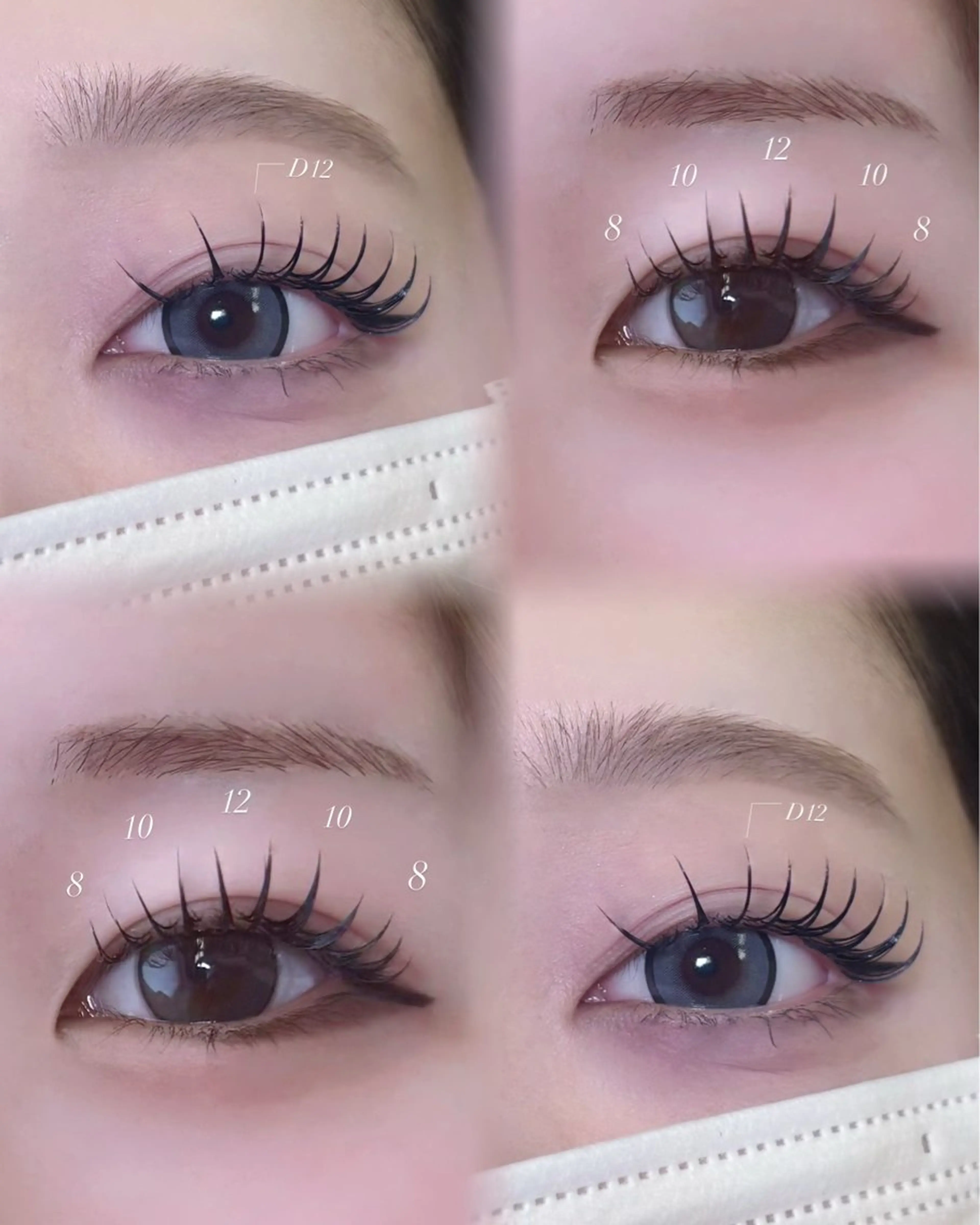 💕ミニモ限定 超お得選べるデザインマツエク100本💕¥4400の写真