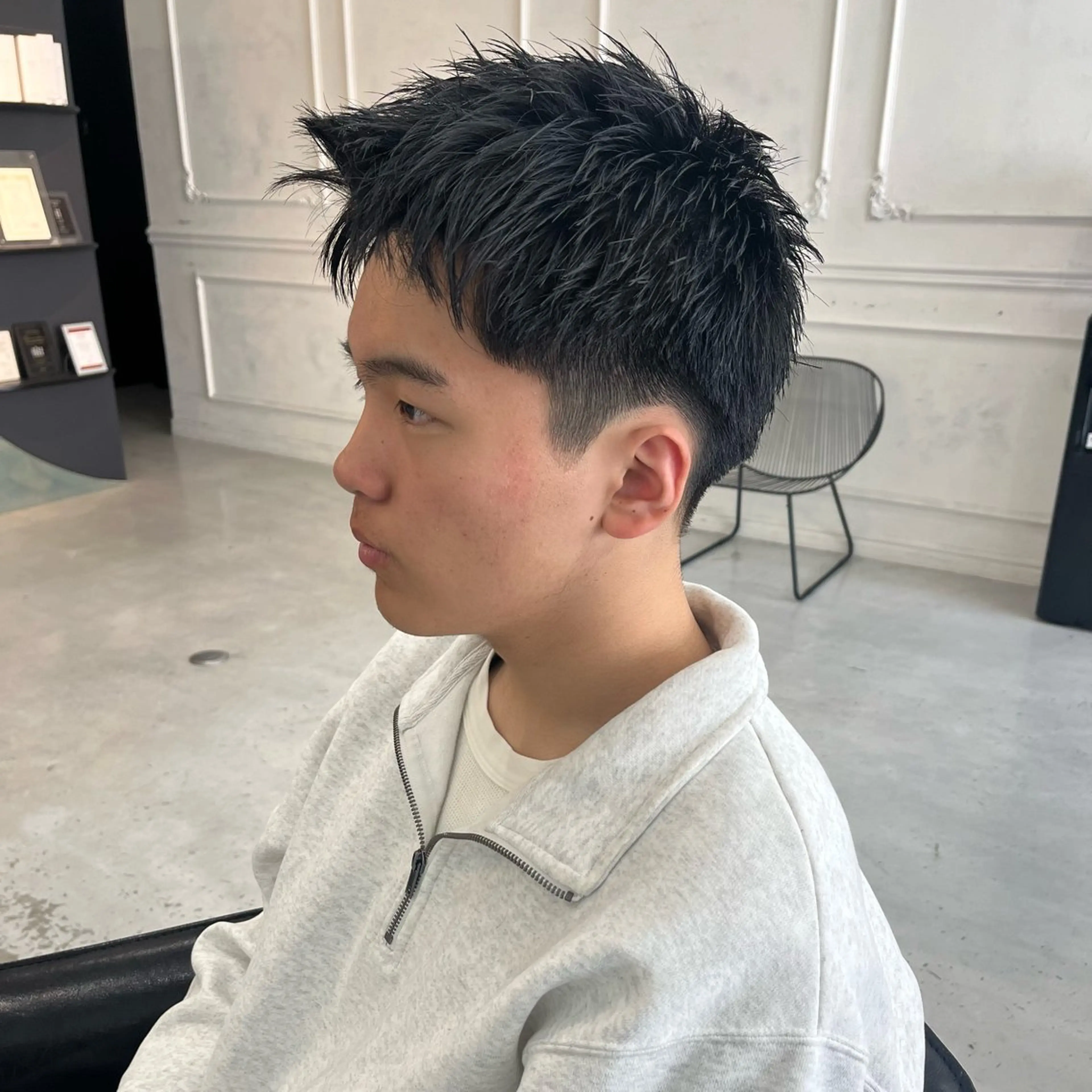 メンズカット🩵の写真