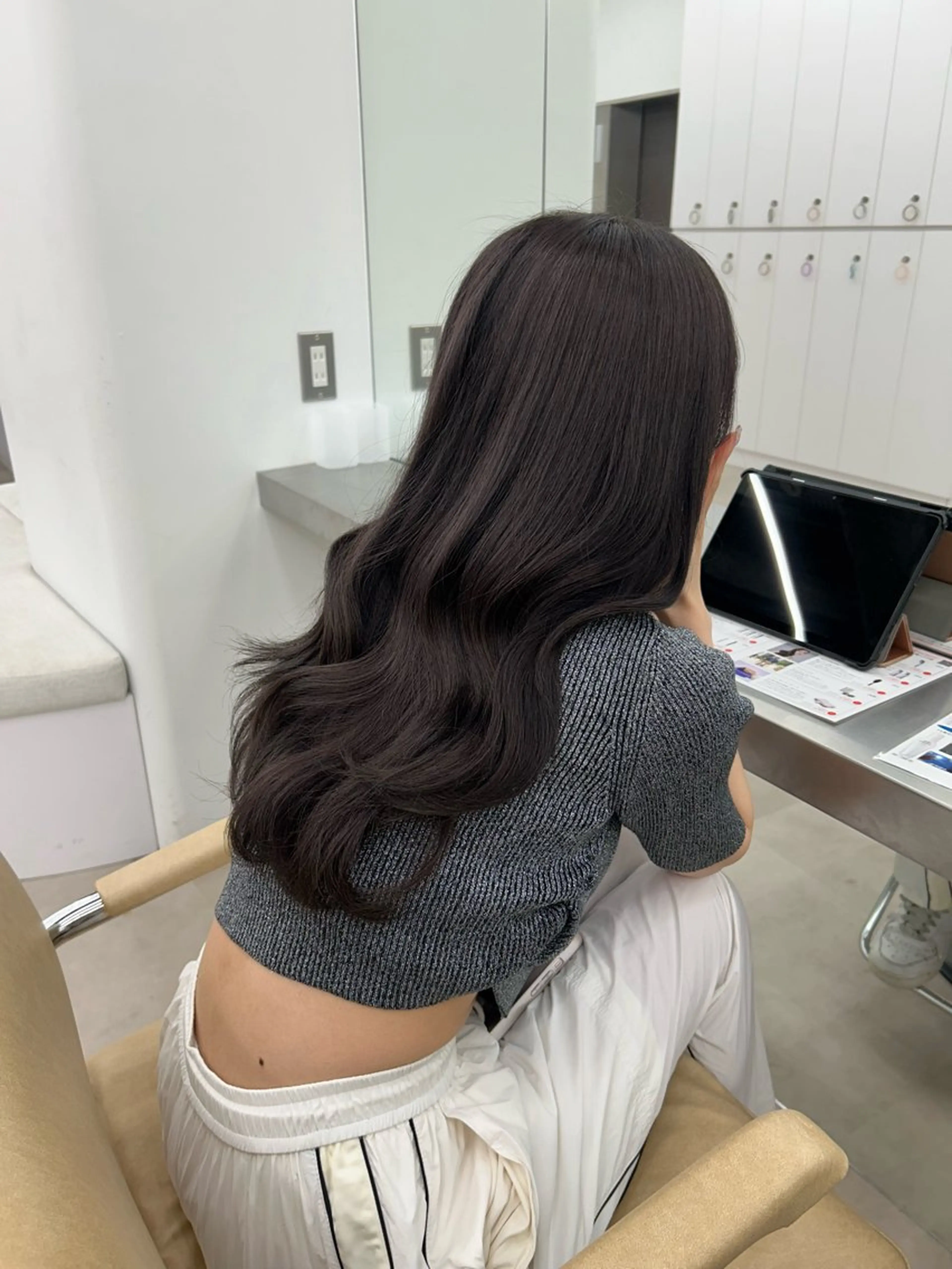 ロング ヘアカラー 👒透明感カラー yui👒のヘアスタイル