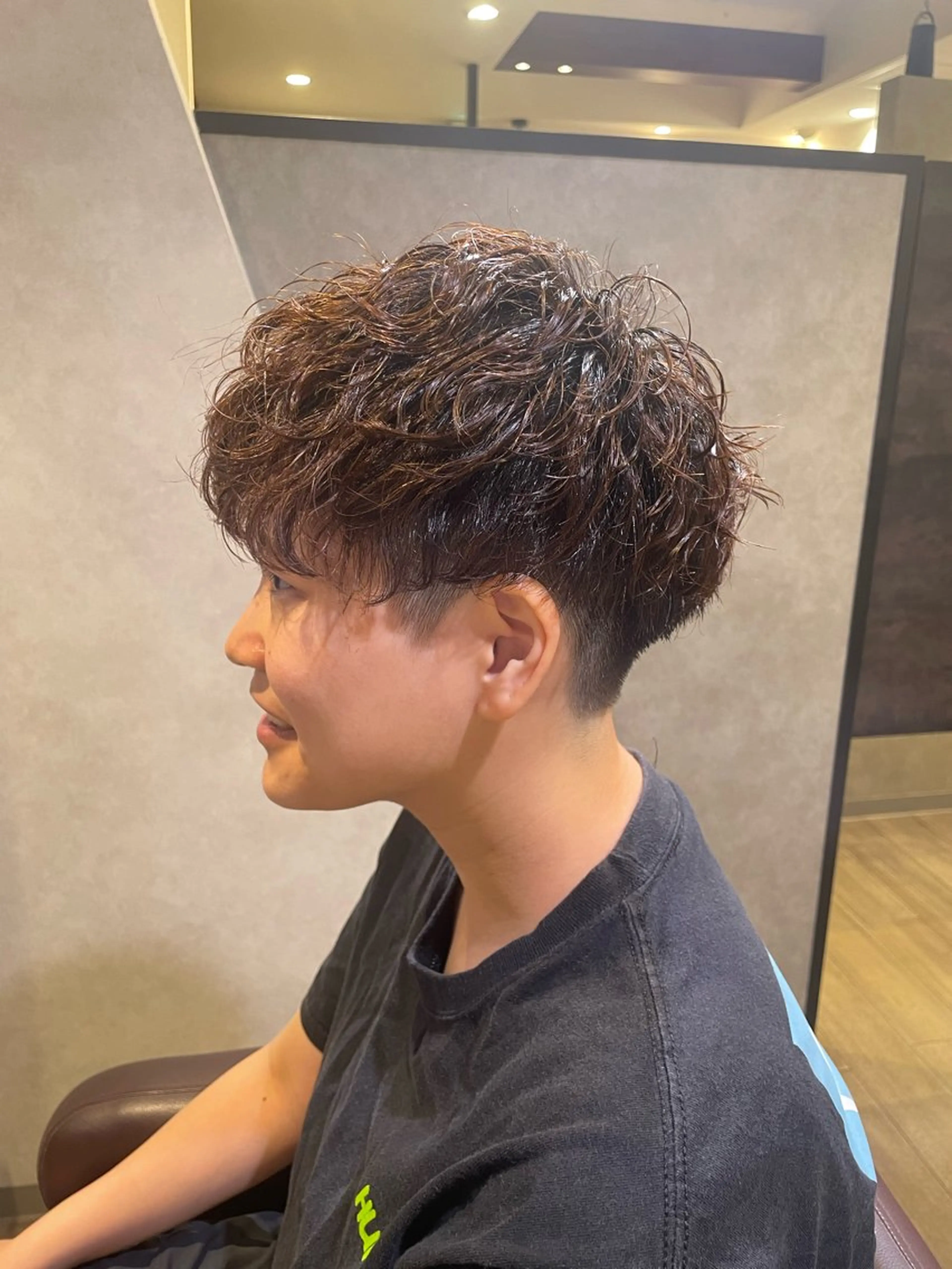 ショート パーマ ショートヘア特化/ 貴田沙知のヘアスタイル