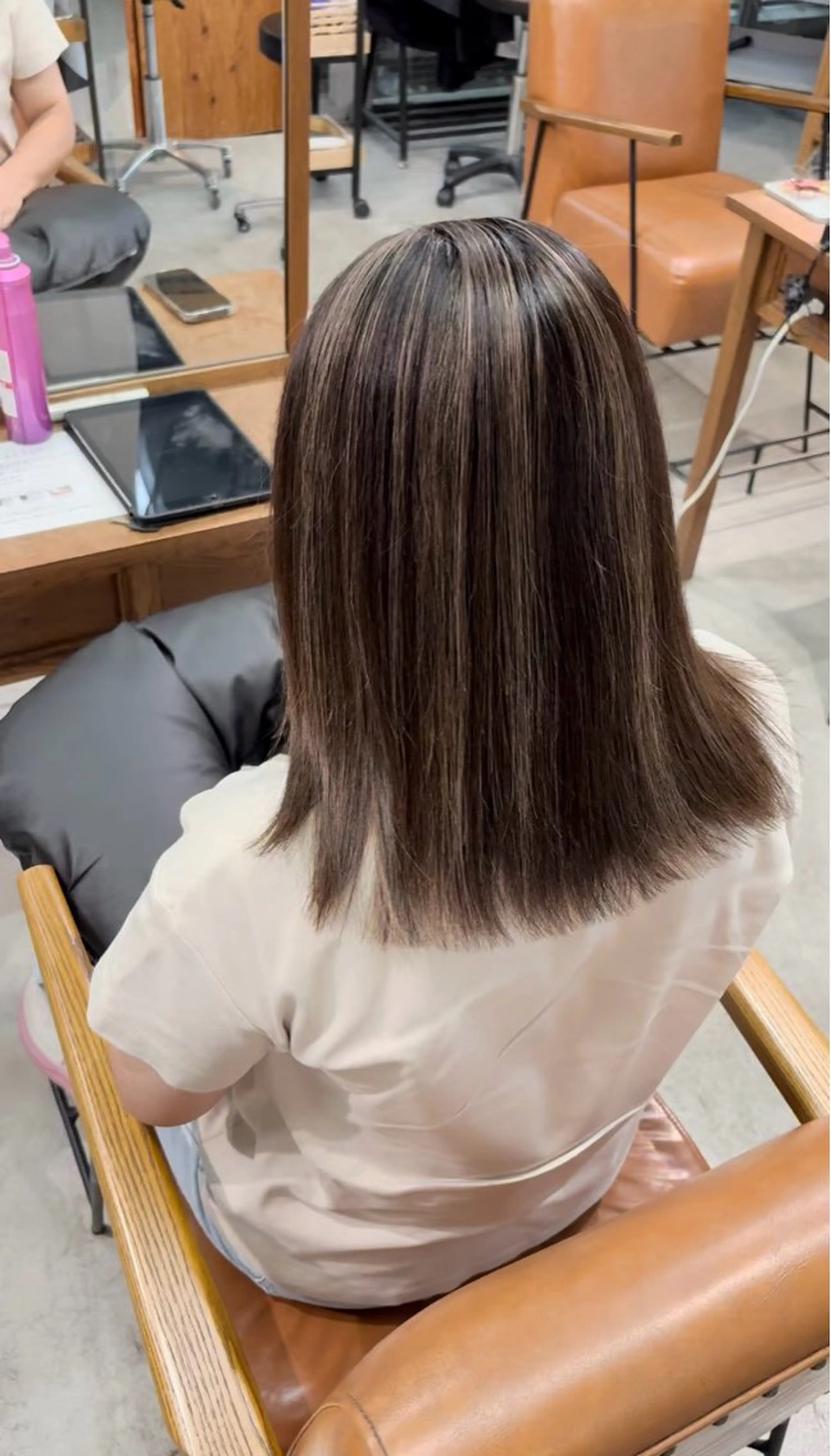 ミディアム カット ヘアカラー トリートメント Nicoru*所属・SONO 【一宮】のヘアスタイル