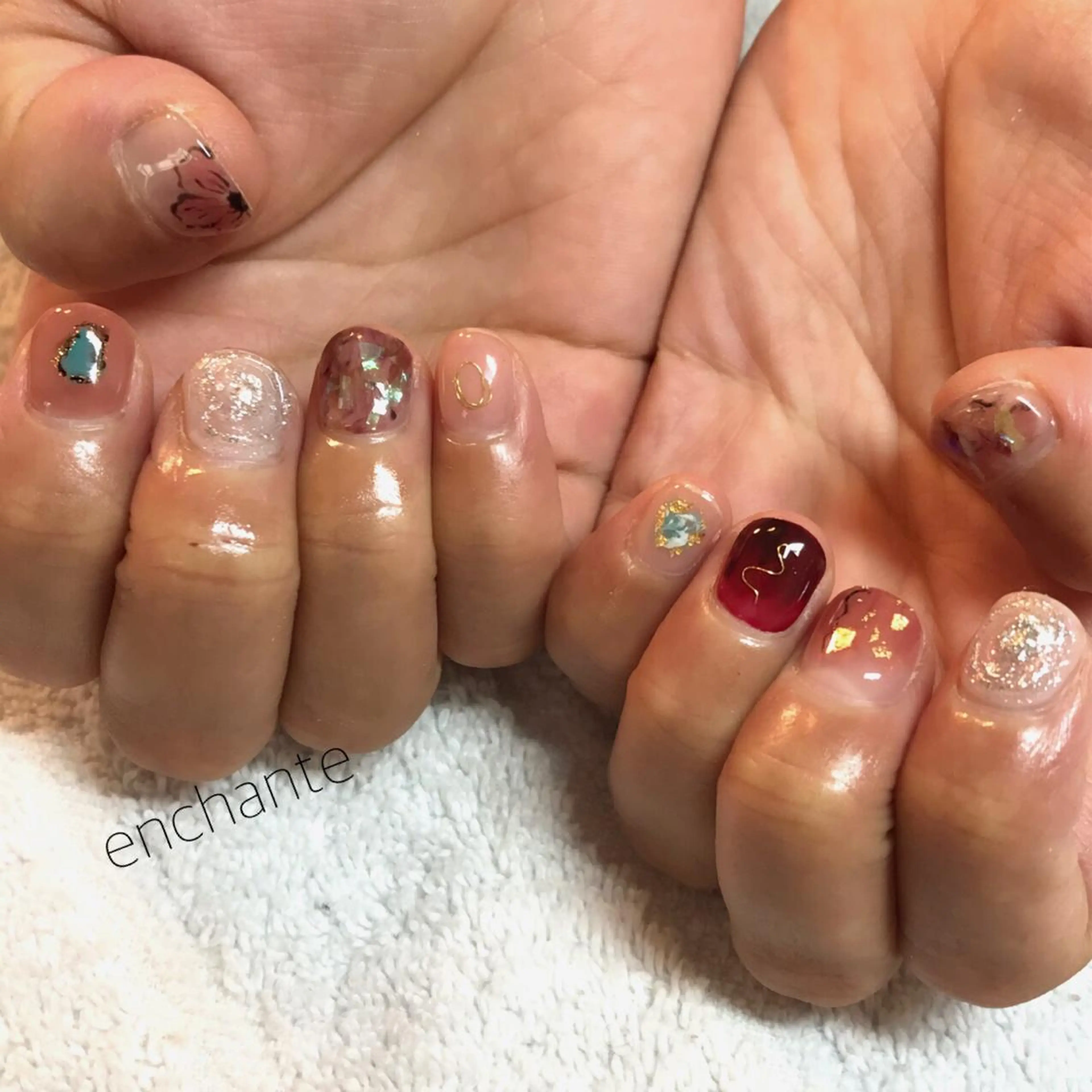 ネイル アンシャンテ所属・enchante 自由が丘のネイルデザイン