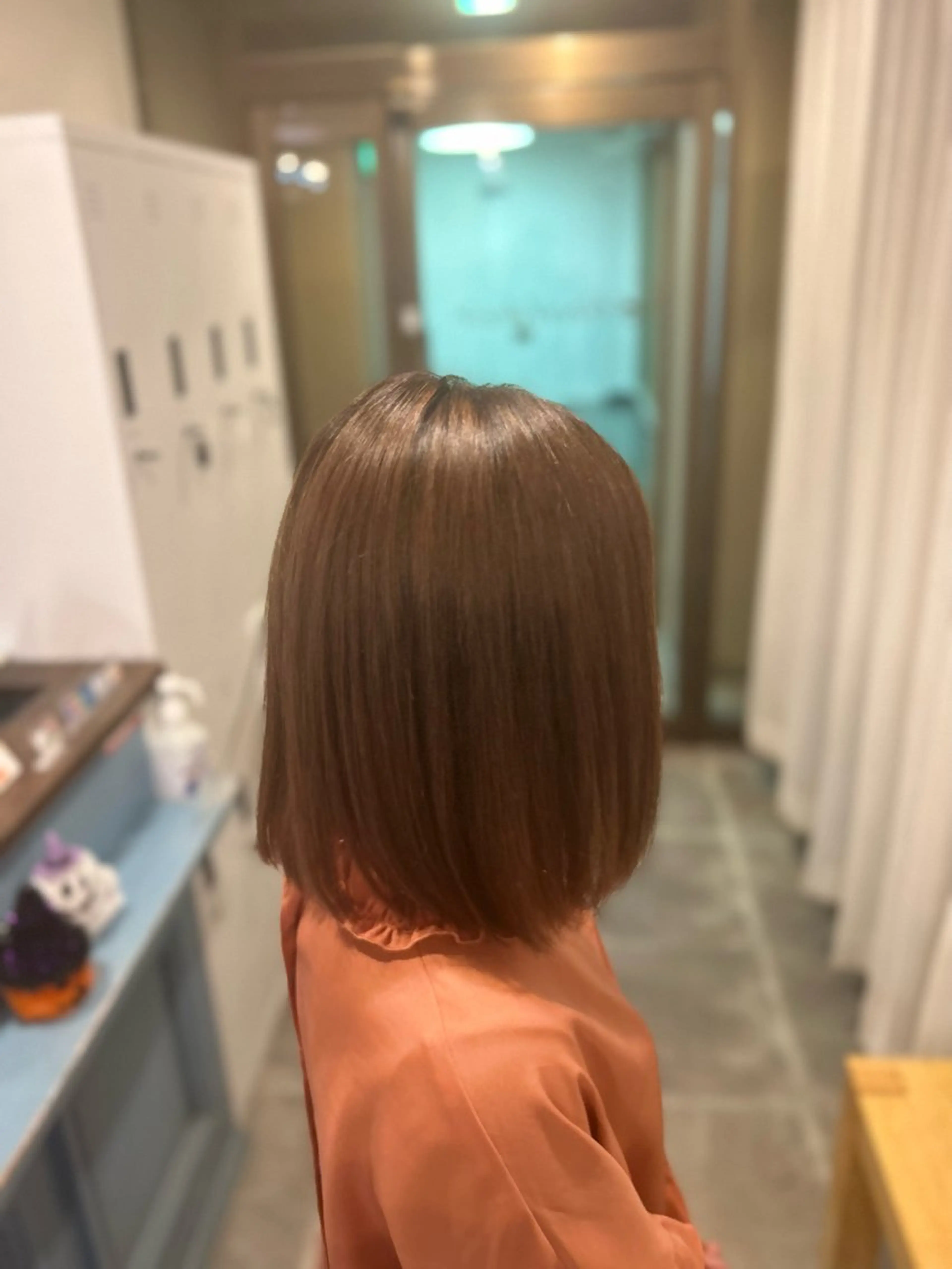 ミディアム 縮毛矯正 縮毛矯正 CECIL hair なんば店所属・メンズパーマ 艶髪☆店長☆有馬のヘアスタイル