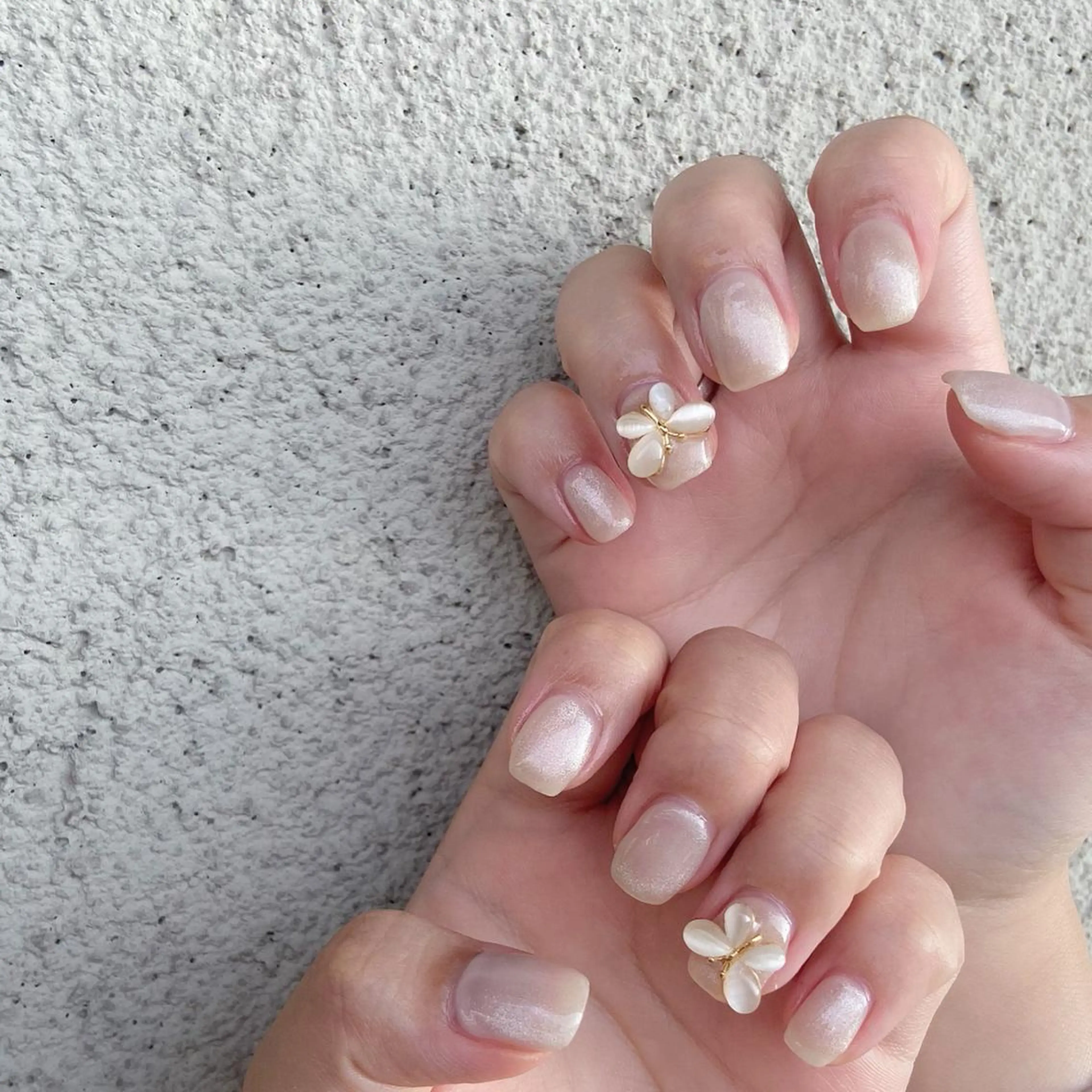 ネイル ハンドネイル 𝕄𝕚𝕪𝕦🤍 自由が丘⌇パラジェルのネイルデザイン