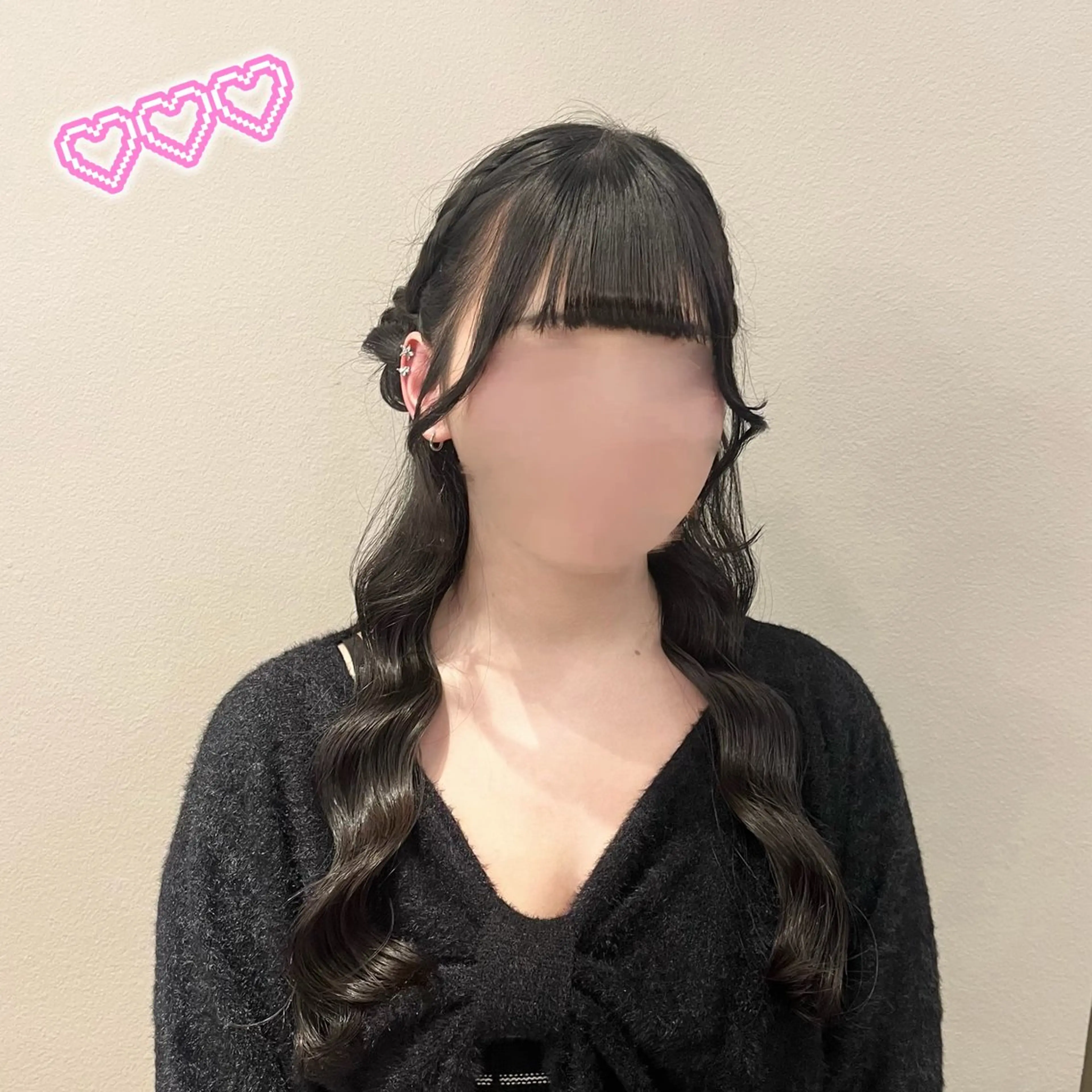 ヘアアレンジ ヘアセット 暖色/顔周り /ヘアメ/あつはのヘアスタイル