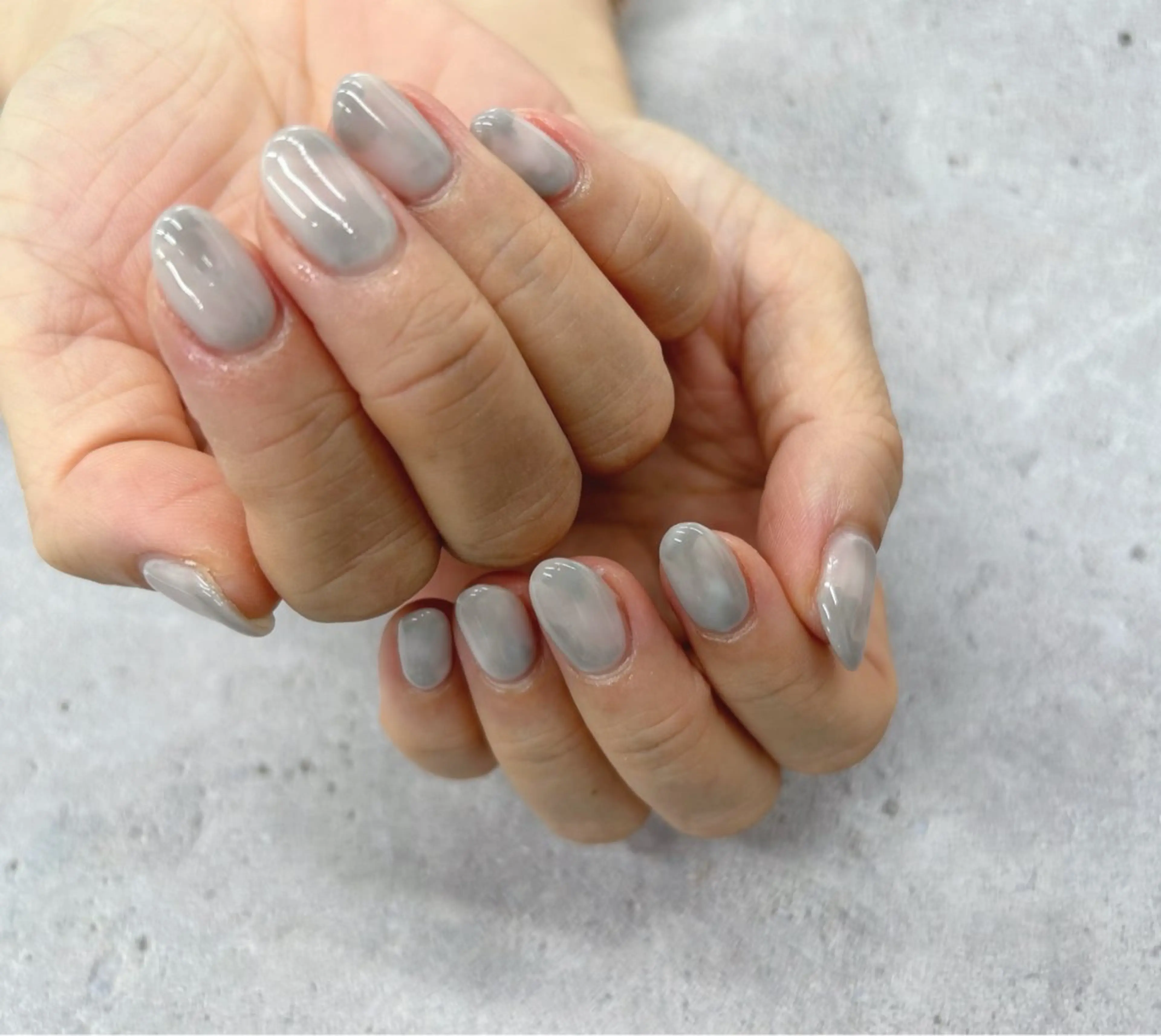 ネイル 大理石ネイル(マーブル) ニュアンスネイル ハンドネイル Nail Salon agré所属・agré ネイルサロン　アグレのネイルデザイン