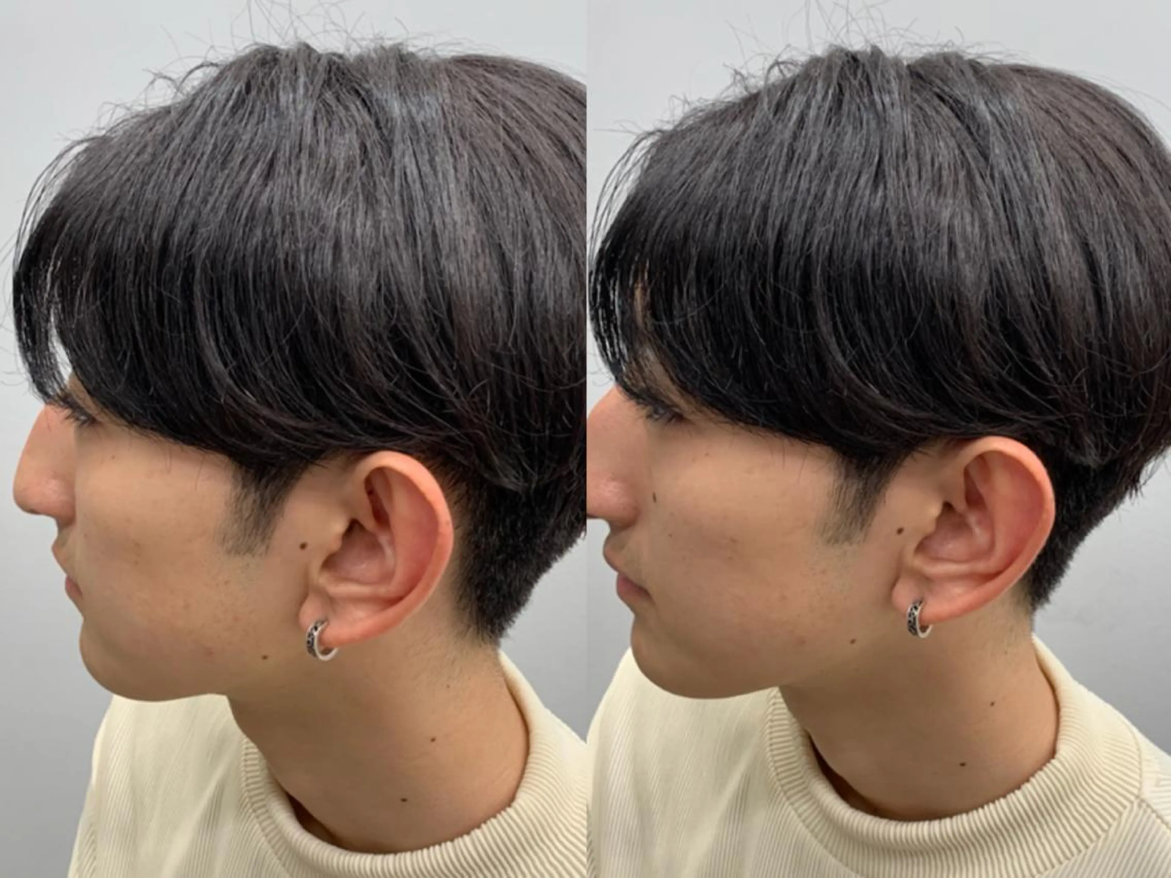 メンズ コンマヘア カルマパーマ メンズ韓国風 韓国マッシュ マッシュ hair&make NOISM -eha-所属・メンズ特化美容師/ 新井 洸太のヘアスタイル