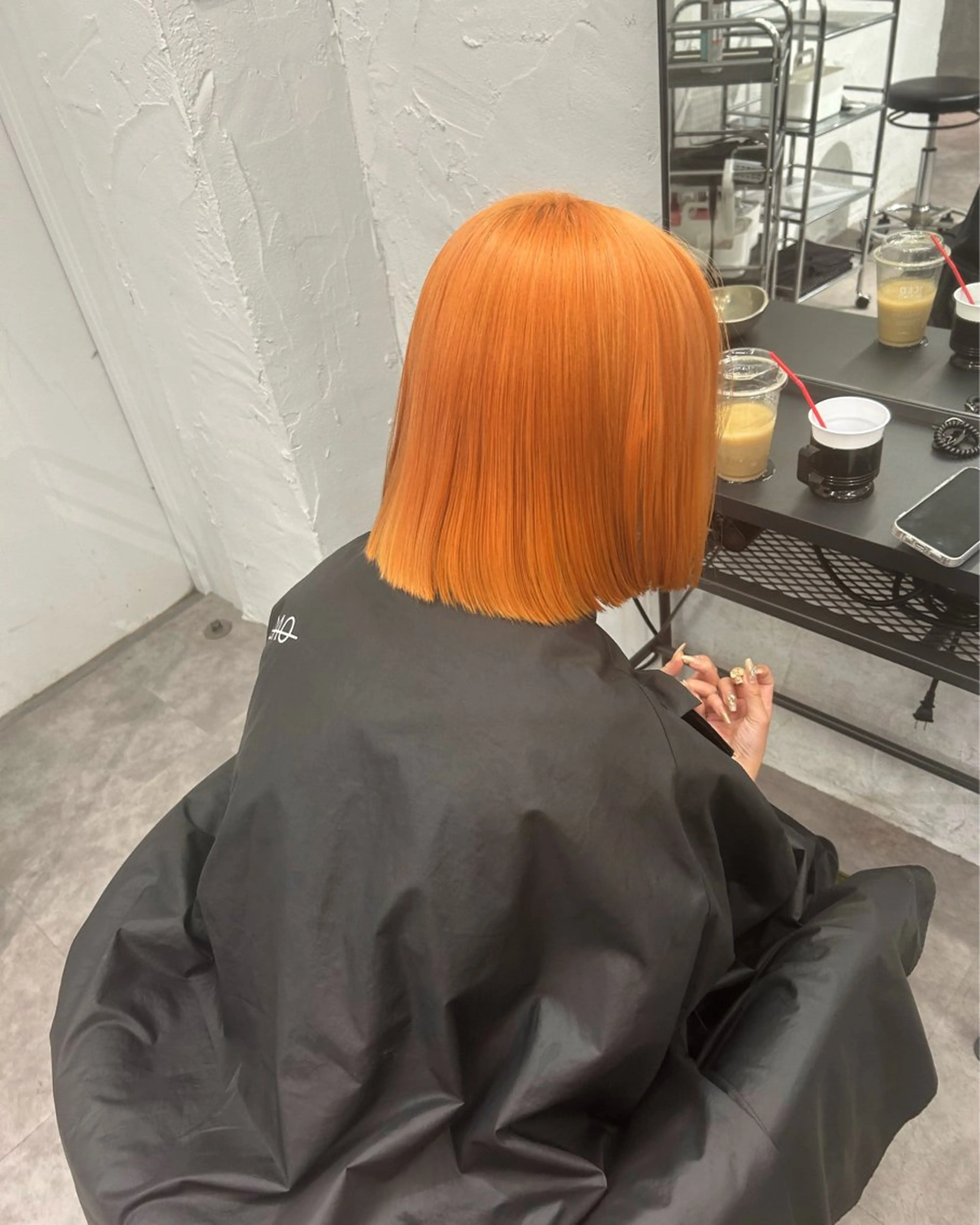 カラー DAO所属・anju/大阪/ ハイトーン/心斎橋のヘアスタイル