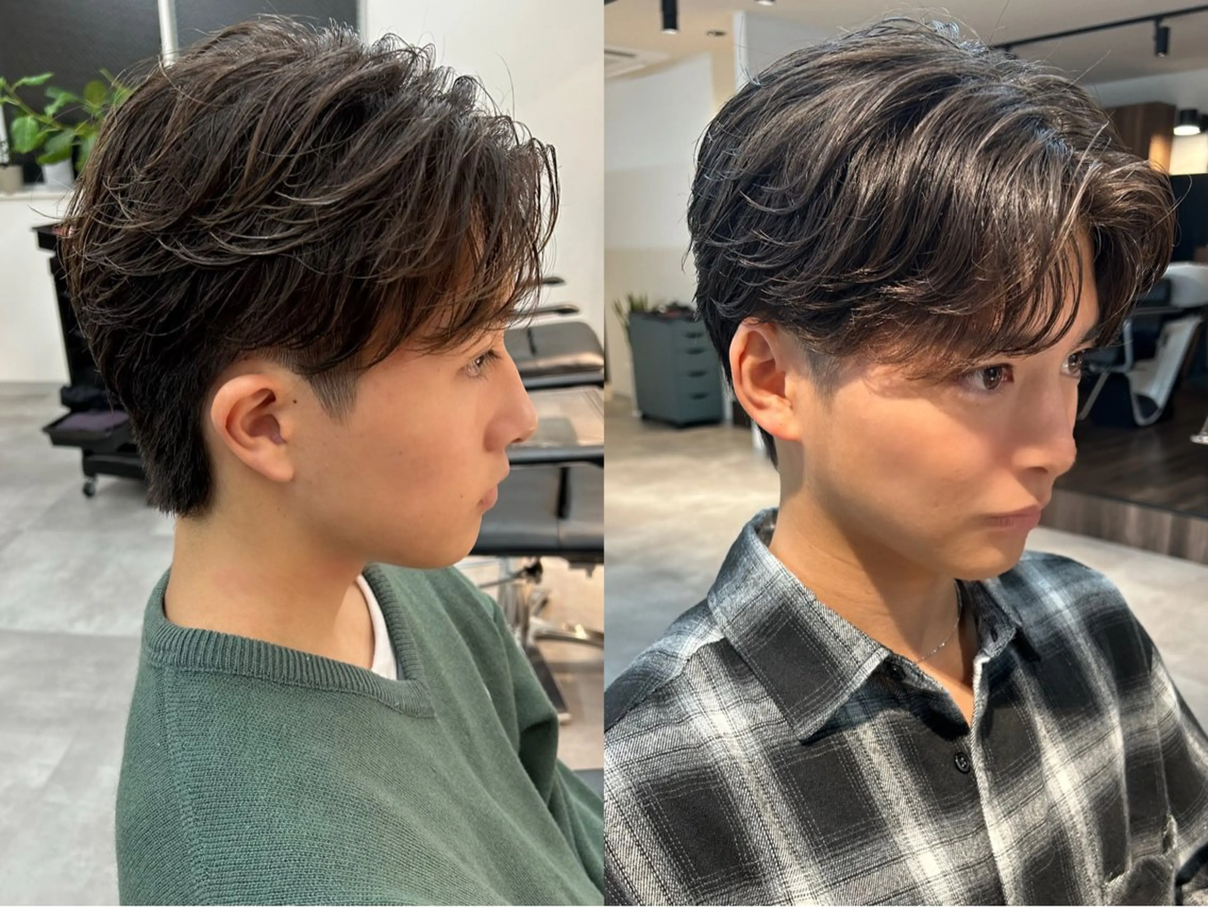 パーマ メンズ フェザーパーマ メンズパーマ フェザーパーマ/韓国 /メンズカット/保立のヘアスタイル