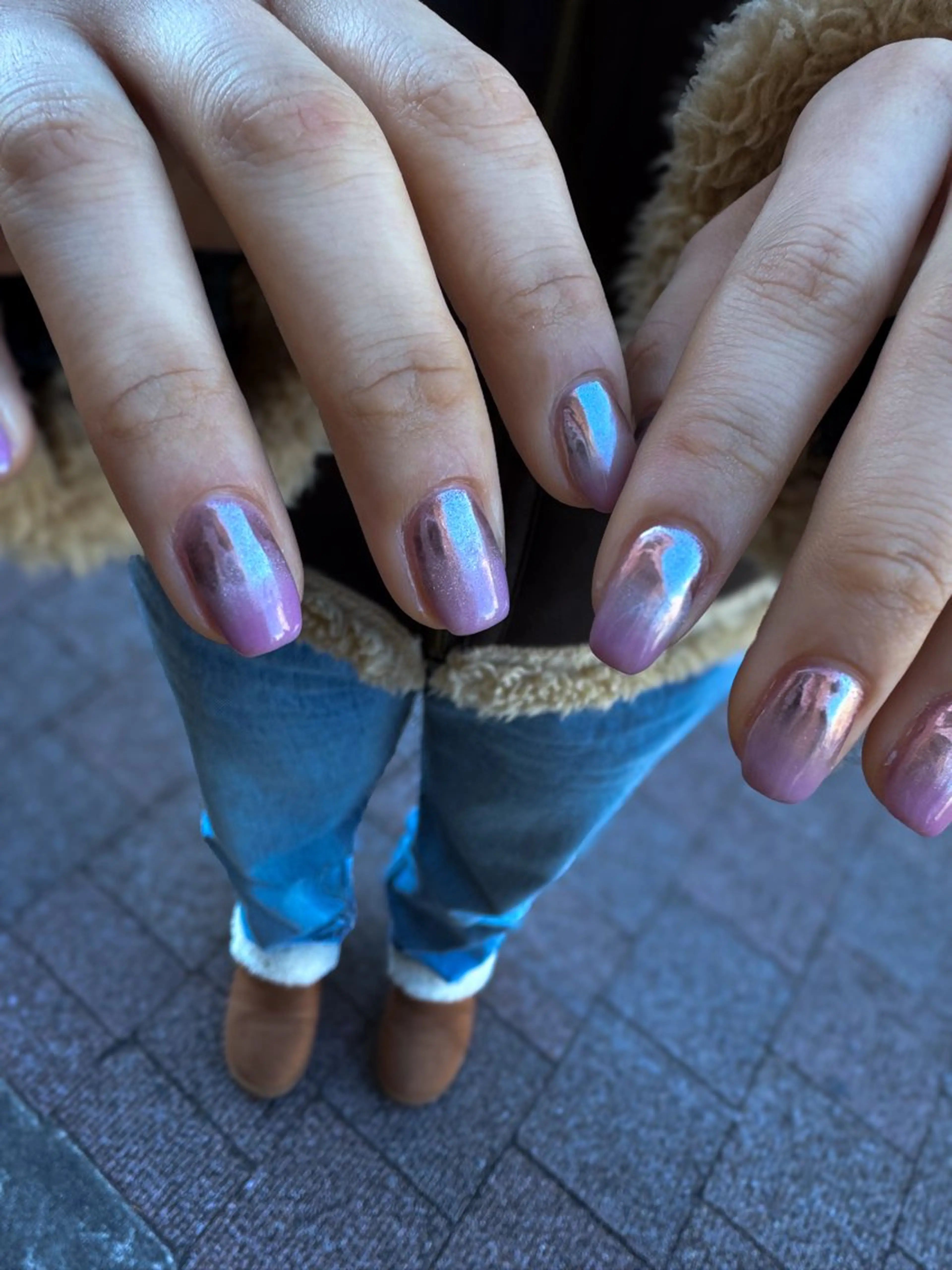 ネイル フラッシュネイル ジェルネイル マグネットネイル ニュアンスネイル パラジェル Nu:茅ヶ崎所属・Nu: ヌーのネイルデザイン