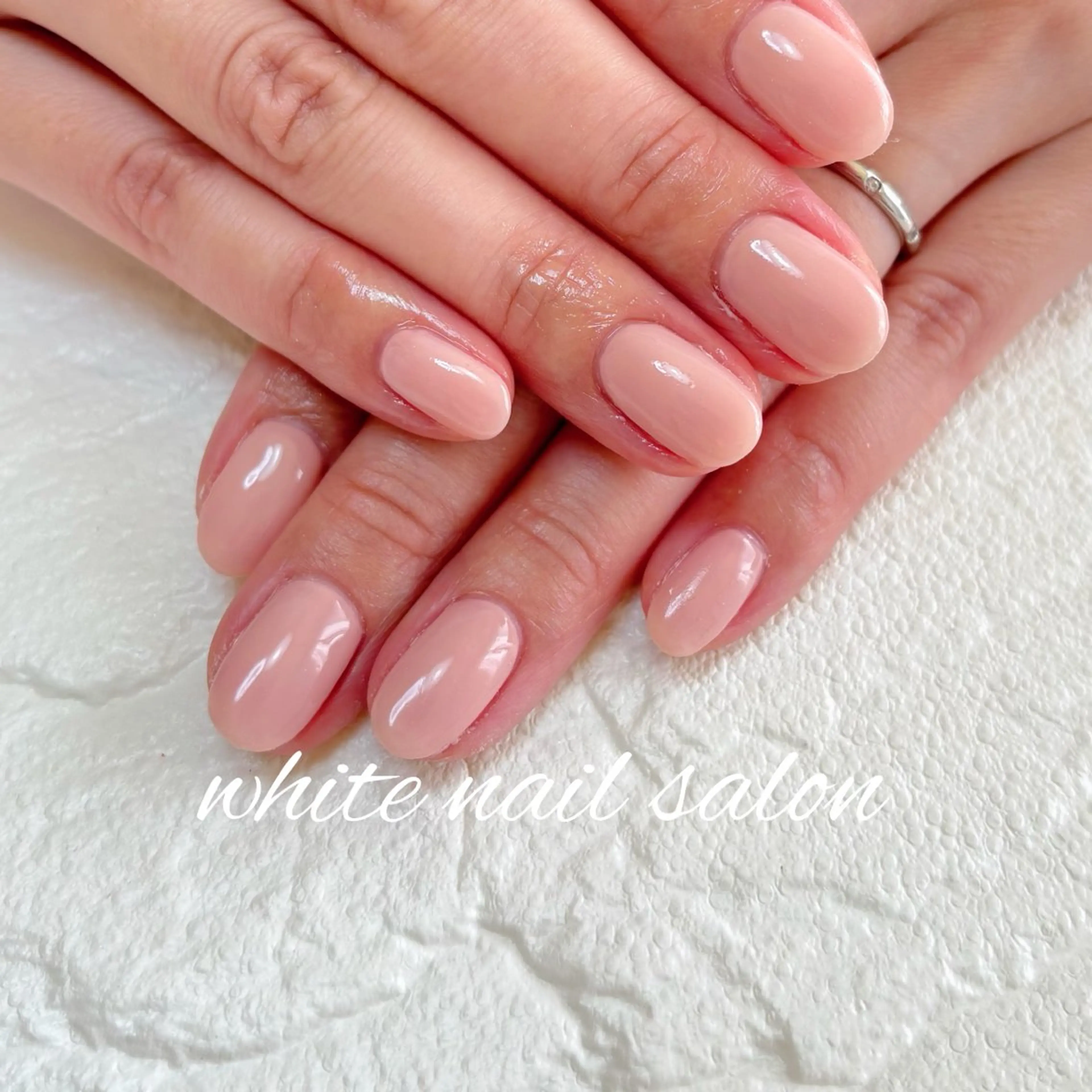 ネイル フットネイル シンプルネイル ハンドネイル white nail salonのネイルデザイン