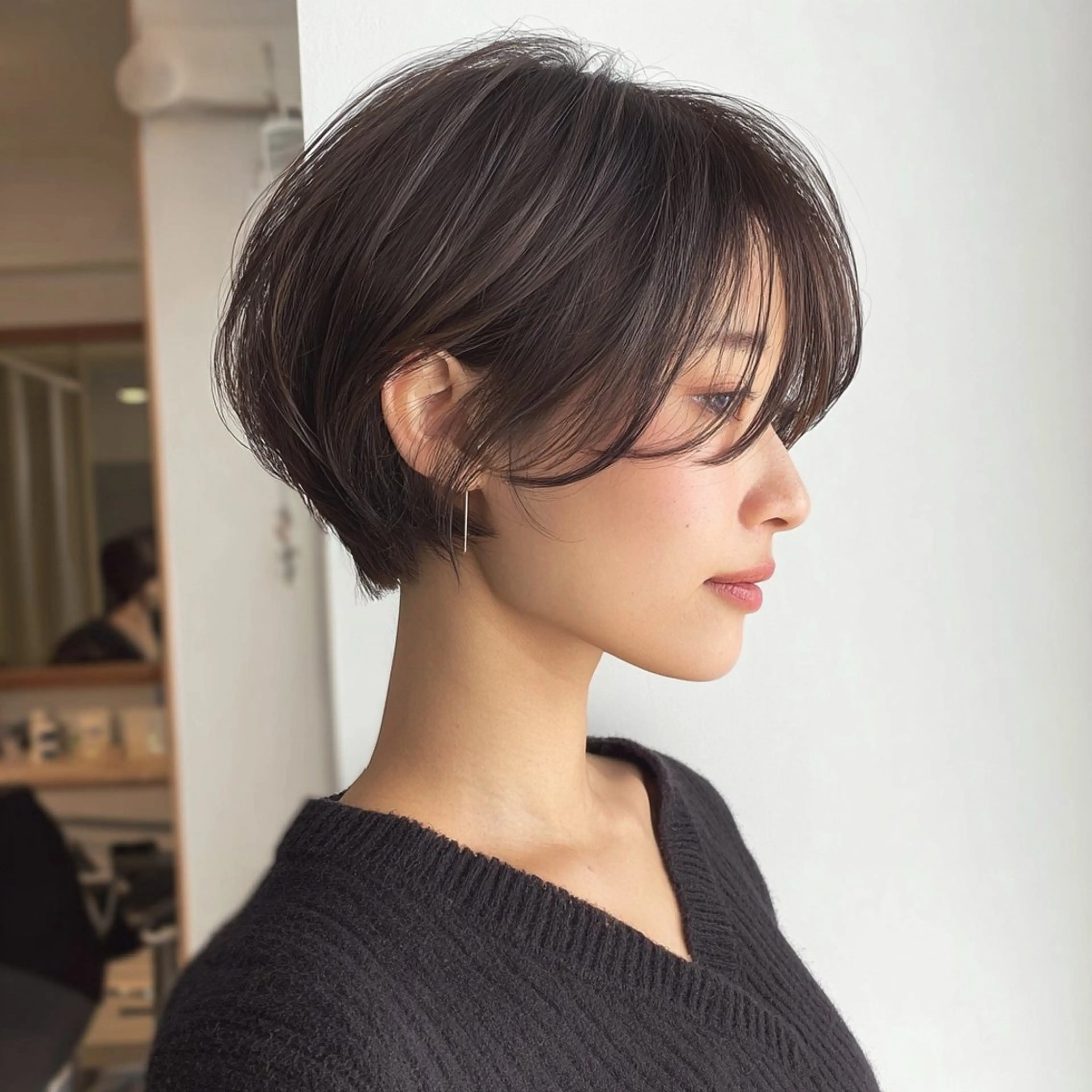 ショート カット ヘアカラー トリートメント ショート/小顔カット /鎌倉/コウスケのヘアスタイル