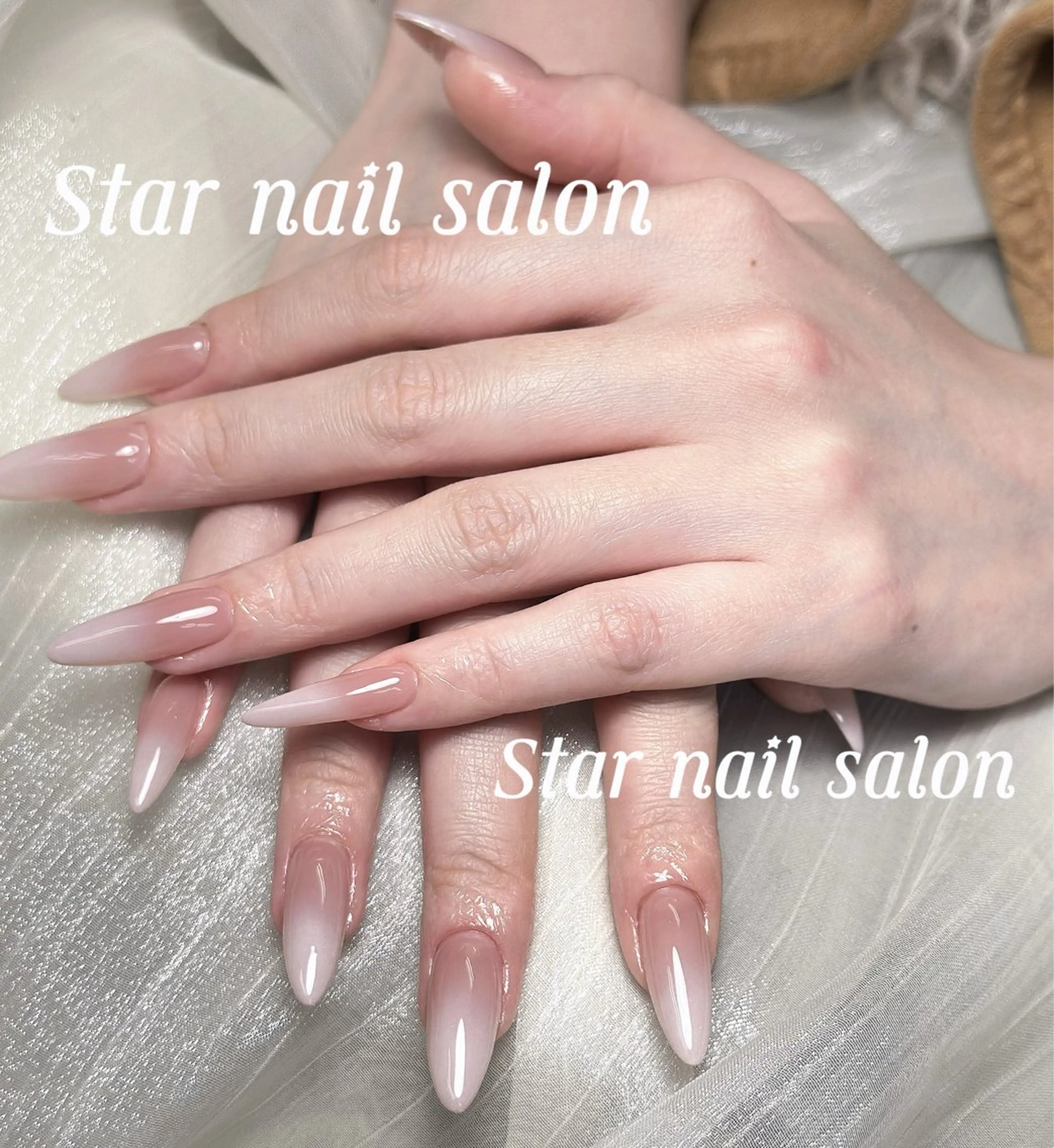 🦋NEW OPEN🦋チップ長さだしカラーグラデーション+ パーツ2個 ☆ 8880 【期間限定 】8380✨の写真