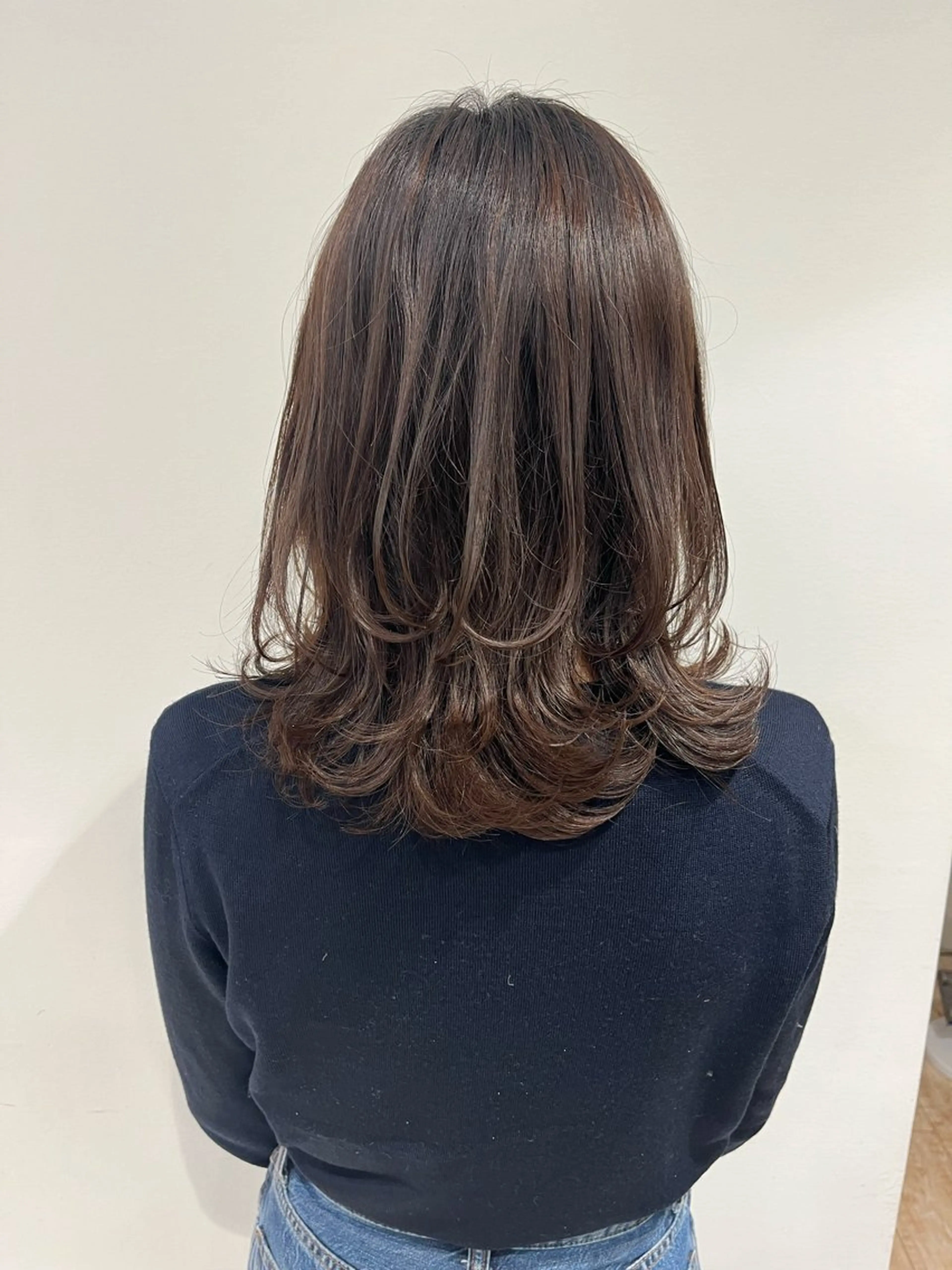 ミディアム 小顔似合わせカット/ レイヤー/mai‪のヘアスタイル