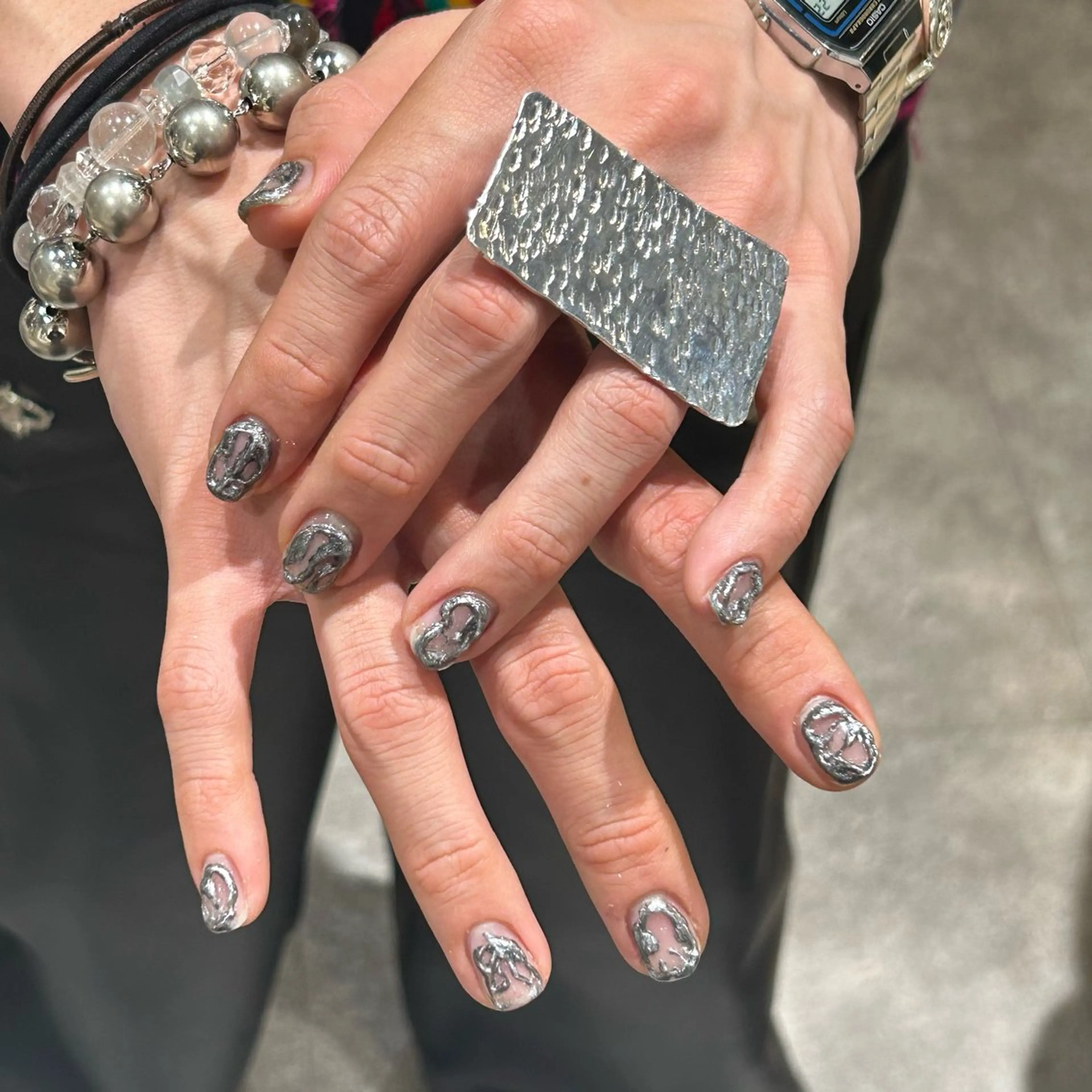 ネイル ハンドネイル ハンドケア 個性派ネイル シノのネイルデザイン