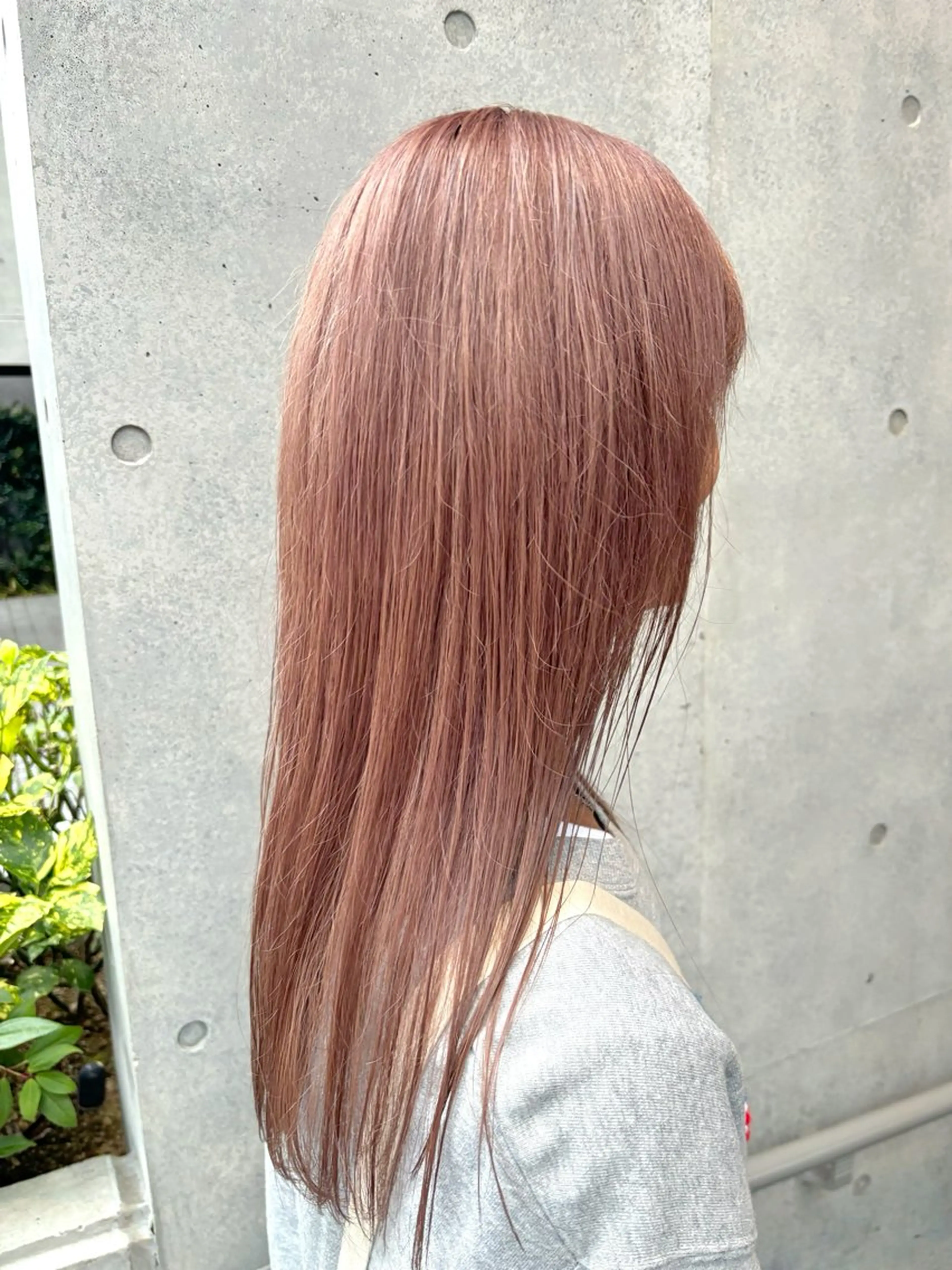 ロング カラー カット ヘアカラー しほ/ハイトーン/ メンズパーマ/バンドのヘアスタイル