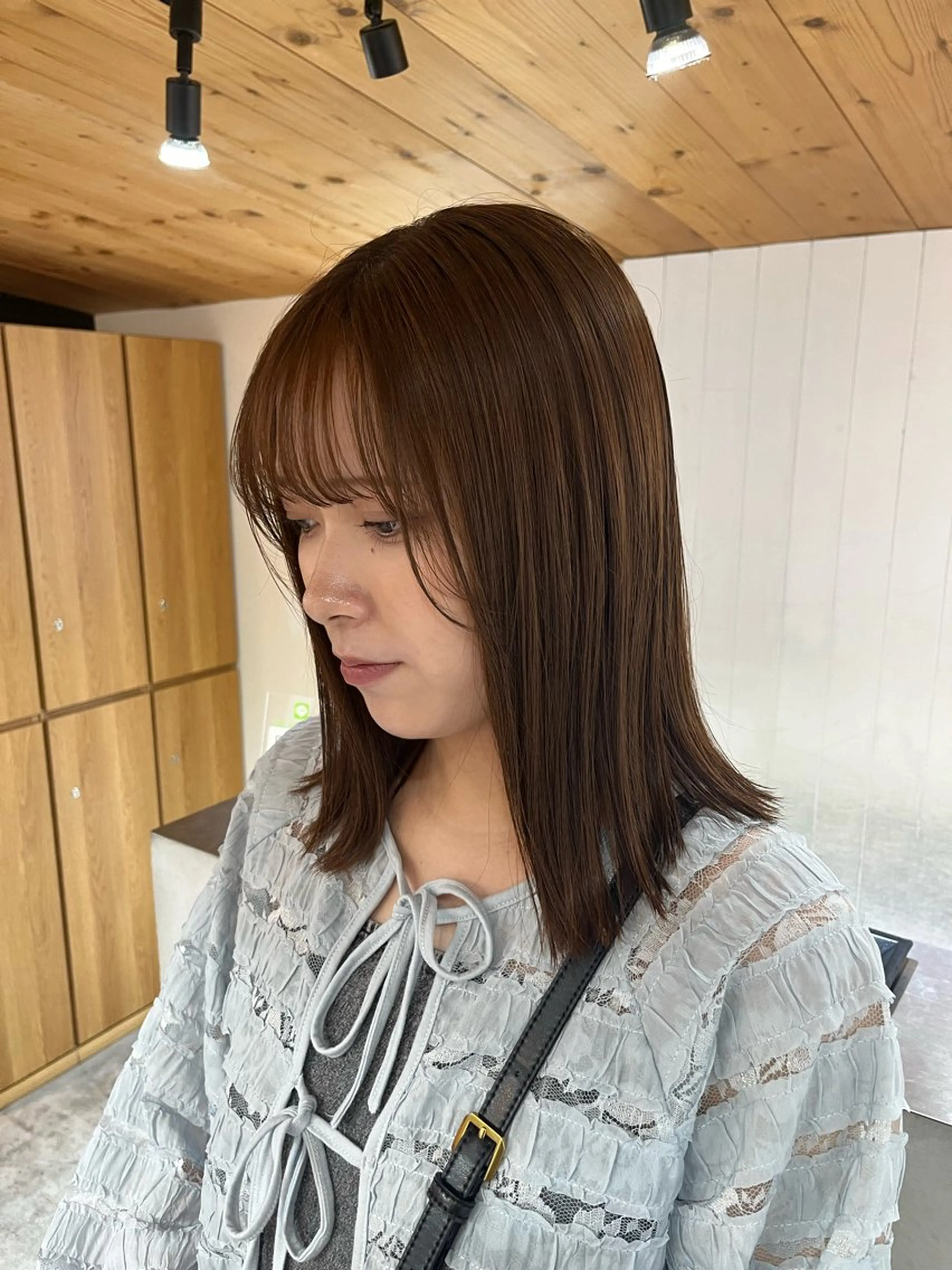 ミディアム カラー ヘアアレンジ 🫧透明感カラー/ ナルハ🫧のヘアスタイル