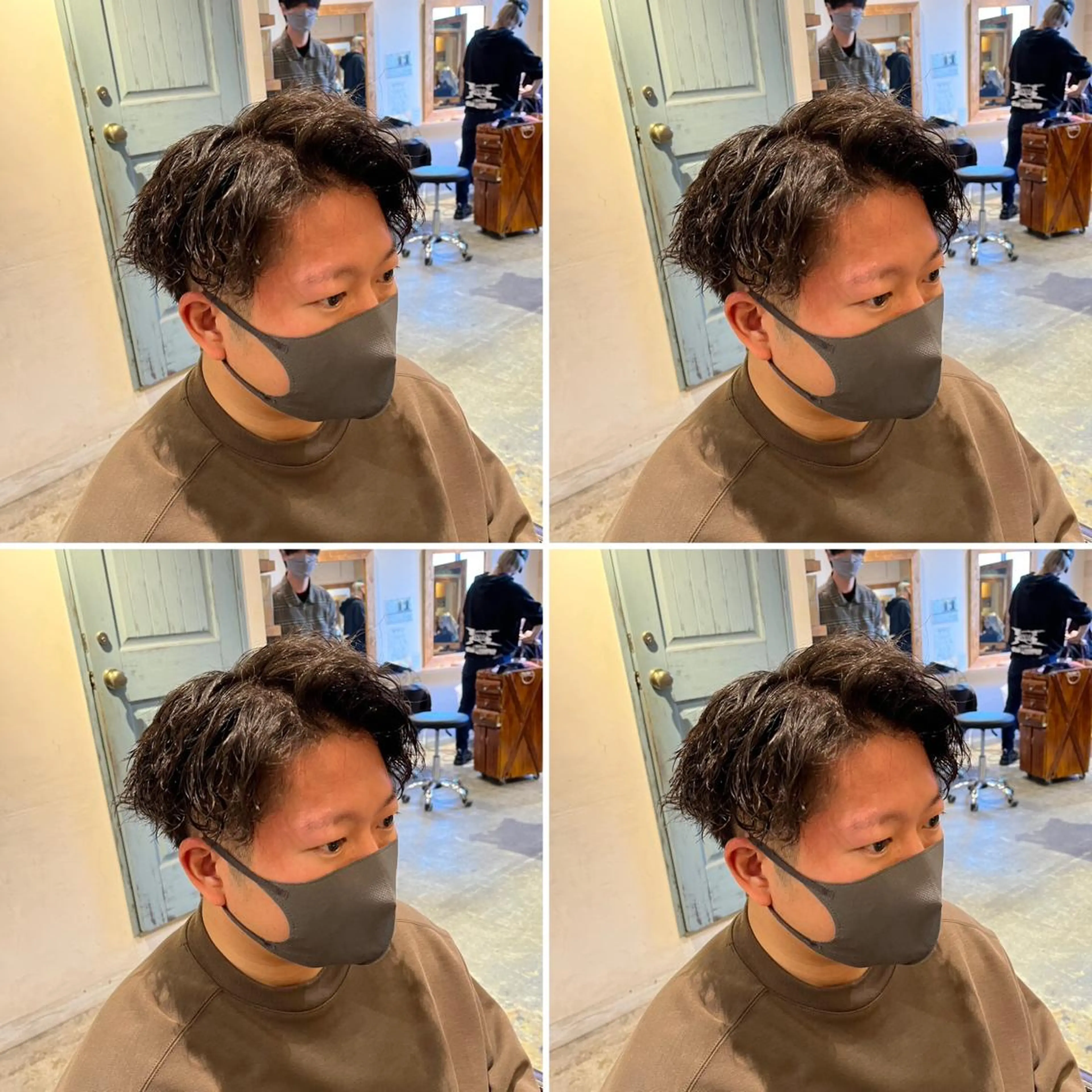 パーマ メンズ カット パーマ トリートメント ヘアセット 👑メンズパーマ特化 店長望月謙二郎👑のヘアスタイル