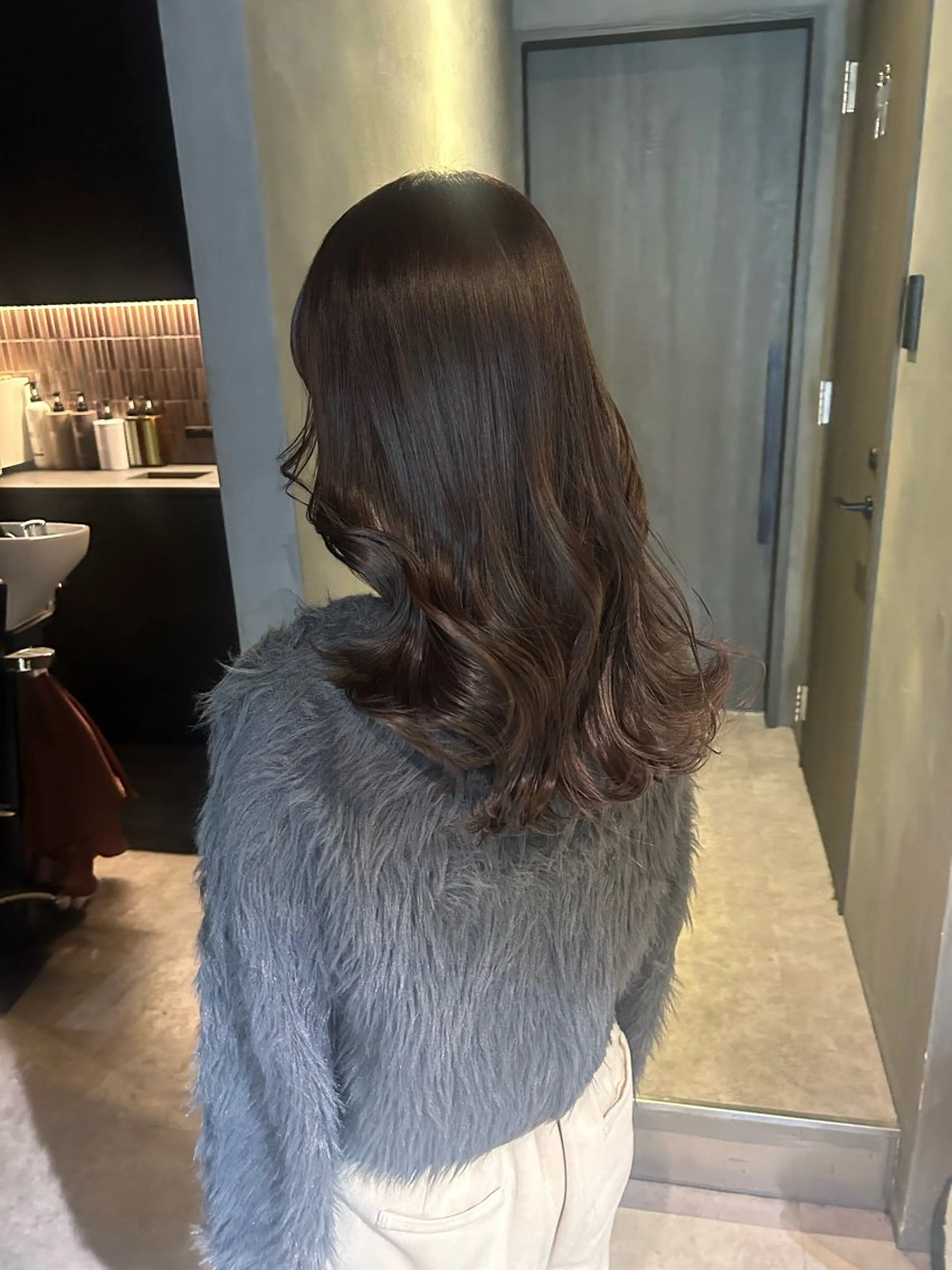 セミロング カット ヘアカラー トリートメント CLEO hair fika所属・山本 夏樹のヘアスタイル