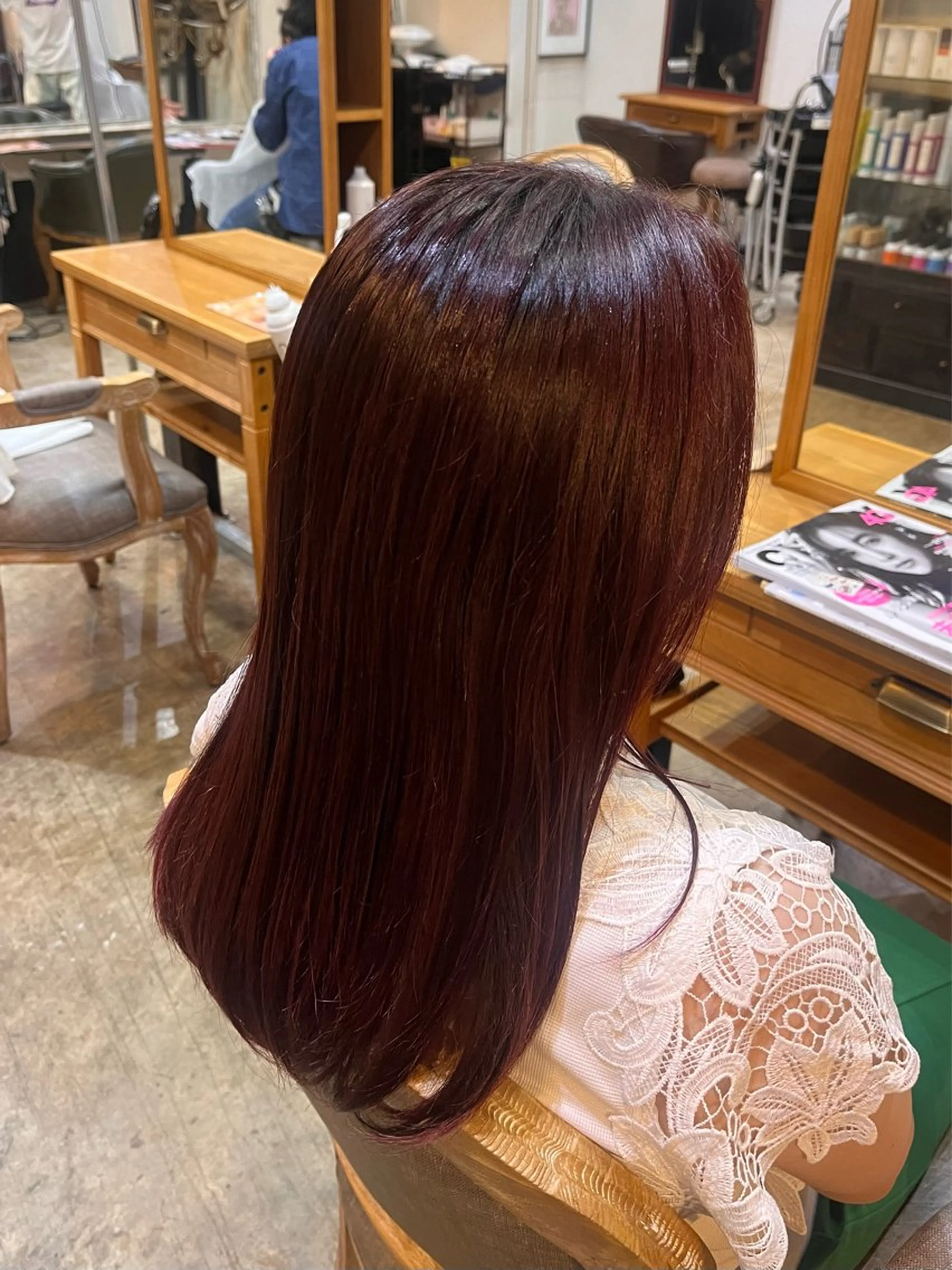 ブリーチなしdouble color🎨+treatment🧴の写真